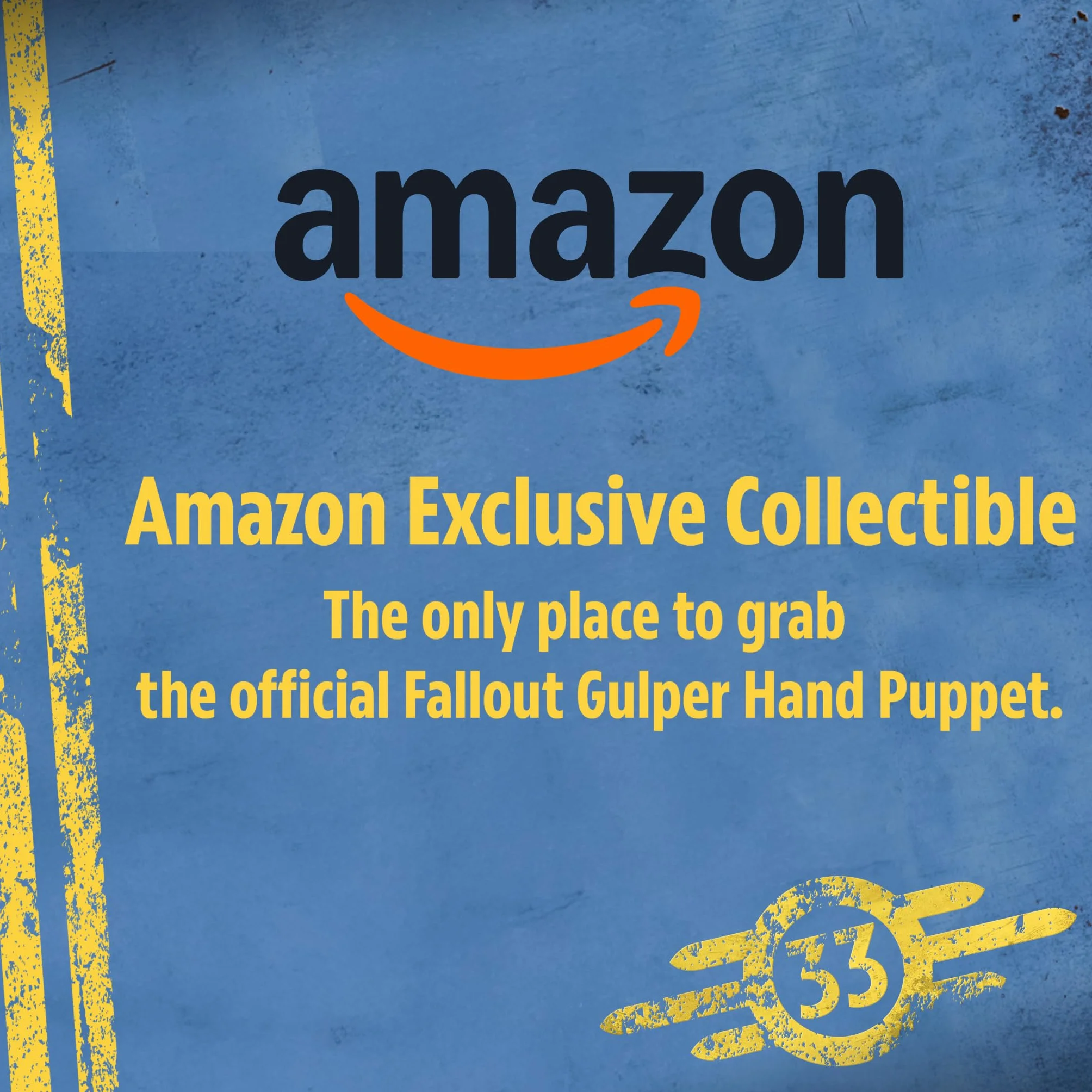 Numskull Gulper z serialu Fallout – Marionetka na rękę – Pluszowa zabawka kolekcjonerska dostępna tylko na Amazon – Dla dorosłych i dzieci