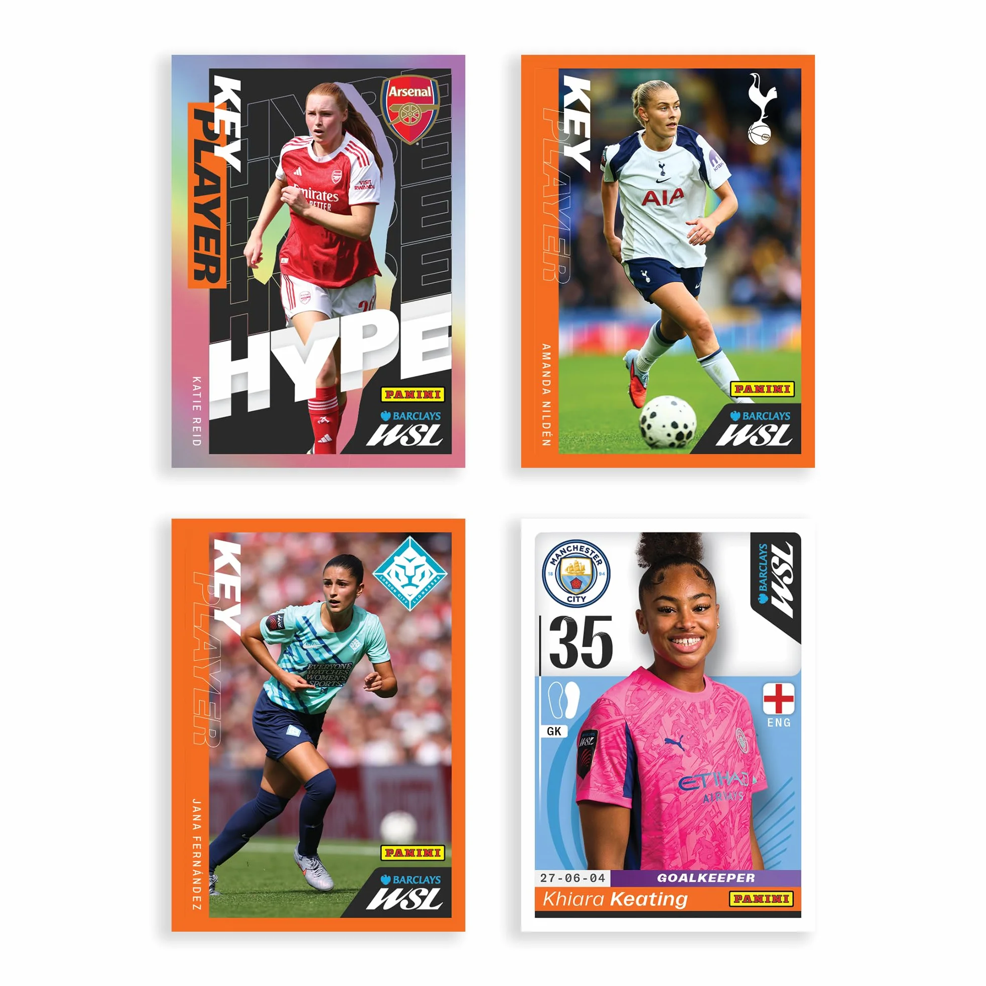 Panini Barclays Super League damska oficjalna kolekcja naklejek 2026 - opakowanie 50 sztuk