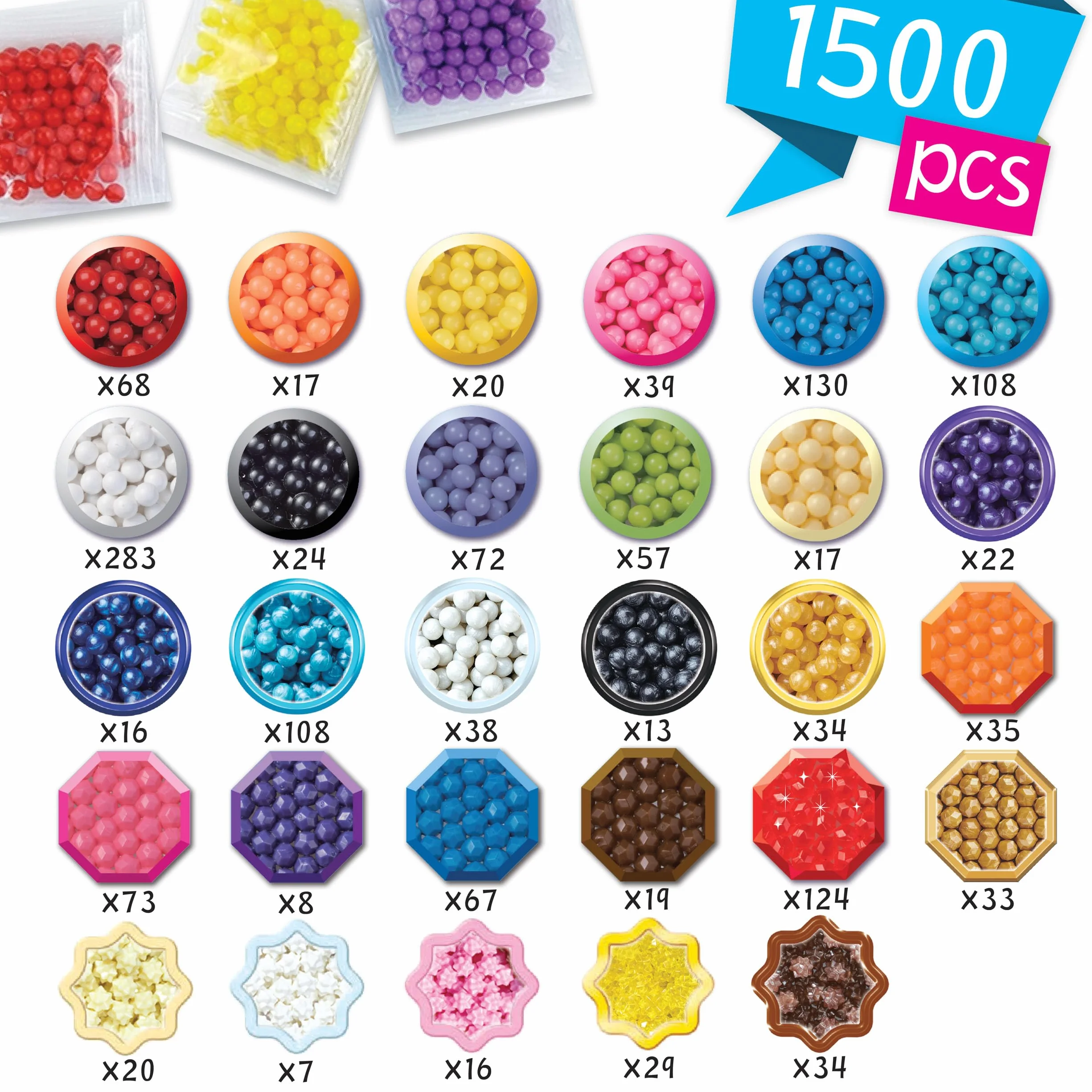 Aquabeads - 35046 Oceanarium - Arts & Crafts Wodne koraliki do zabaw kreatywnych