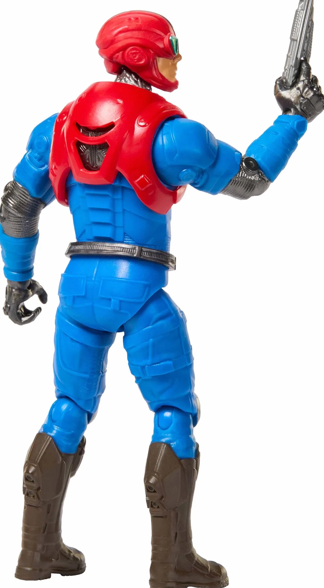 Masters of the Universe Władcy Wszechświata Film 2026 Mekaneck Figurka (ok. 14 cm w skali), bohaterski człowiek-peryskop, filmowy wygląd, 14 ruchomych punktów i blaster, zabawka dla dzieci 6+, JKH94