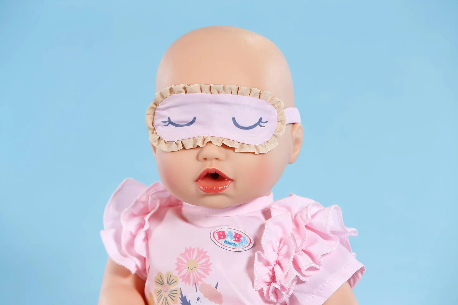 BABY born Koszula nocna z maską do spania i kapciami dla lalek 43 cm, 838761 Zapf Creation