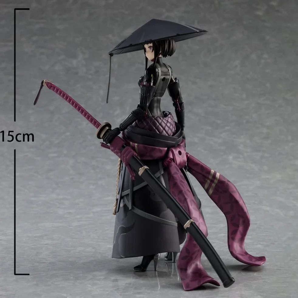 Zhongkaihua Figurka Akcji Ronin Ruchoma Figurka Ronin z Akcesoriami do Zmiany Twarzy Model PVC Przedmioty Kolekcjonerskie Ozdoby na Biurko 15 cm