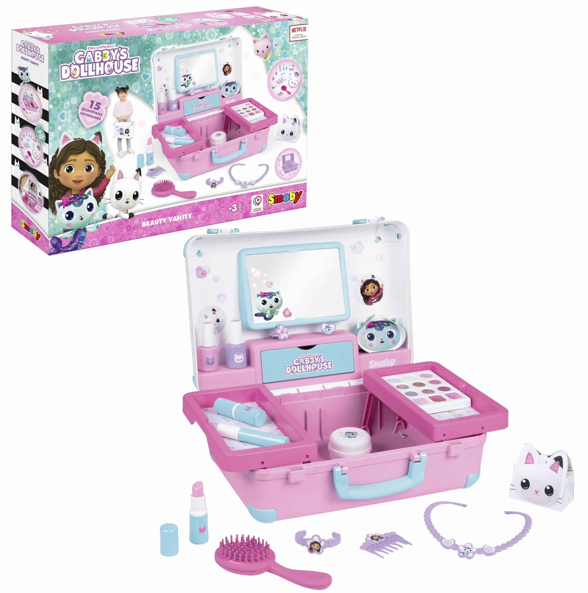 Smoby 7600320166 Koci domek Gabi Walizka beauty