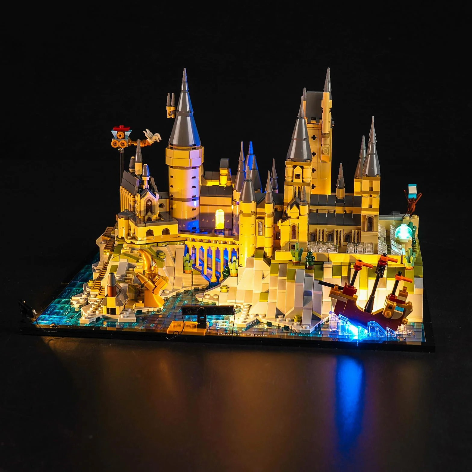 Zestaw świateł LED kompatybilny z Lego 76419 Hogwart Castle and Grounds, zestaw oświetlenia dekoracyjnego dla Lego Hogwart Castle and Grounds, kreatywne zabawki