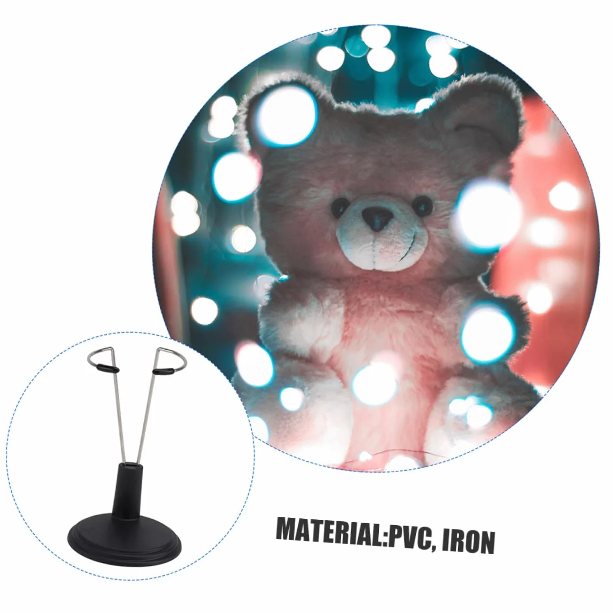 TOYANDONA 5 szt Częściowy Stojak Lightstick i Figurki Czarny Uchwyt Do Ekspozycji i Wsparcia Kemping Outdoor i Kolekcje