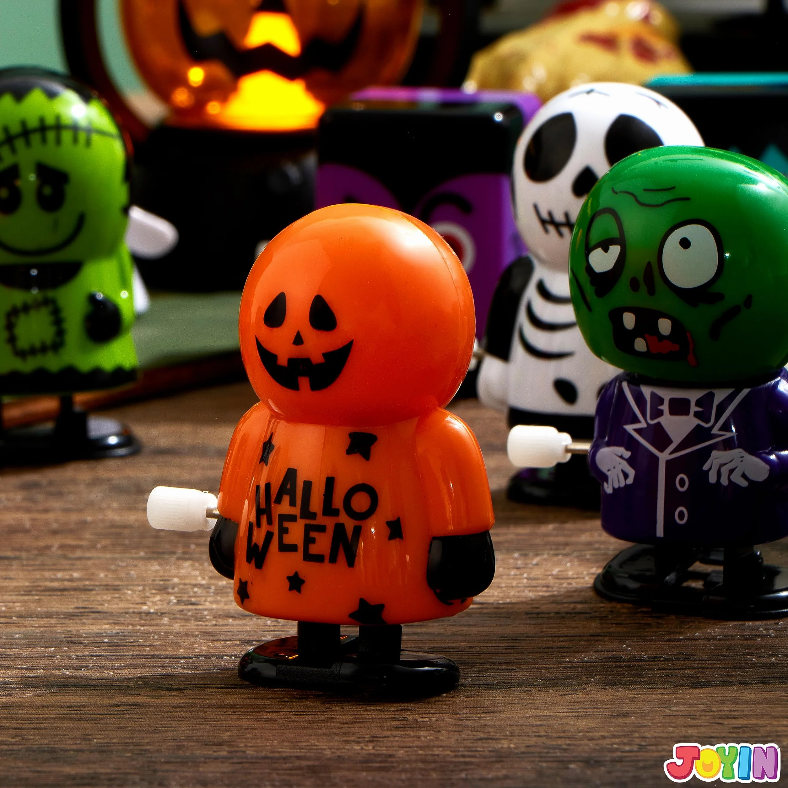 JOYIN Zestaw 24 zabawek na Halloween, na Halloween, przyjęcie, upominek, wypełniacz torby (24 sztuki)