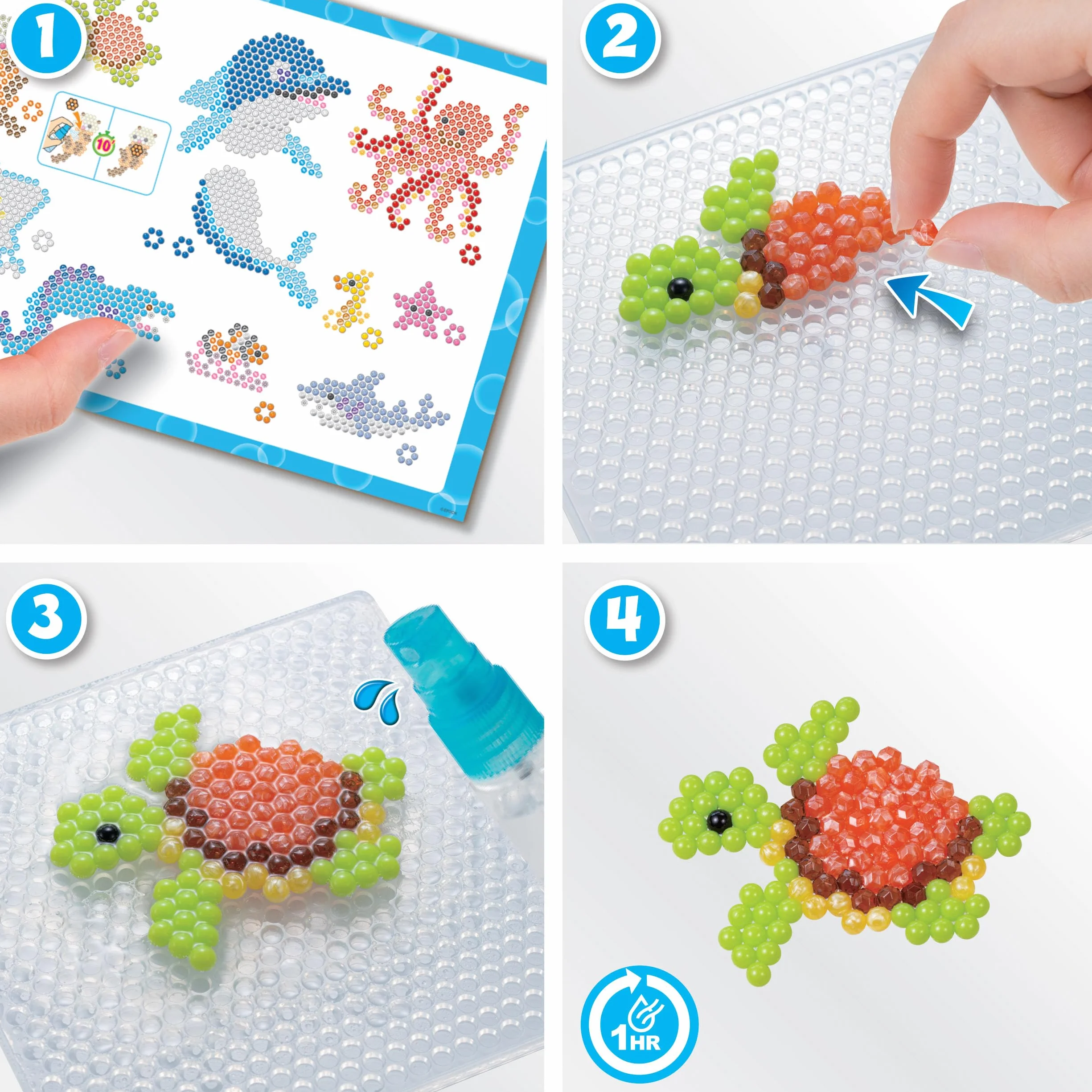 Aquabeads - 35046 Oceanarium - Arts & Crafts Wodne koraliki do zabaw kreatywnych