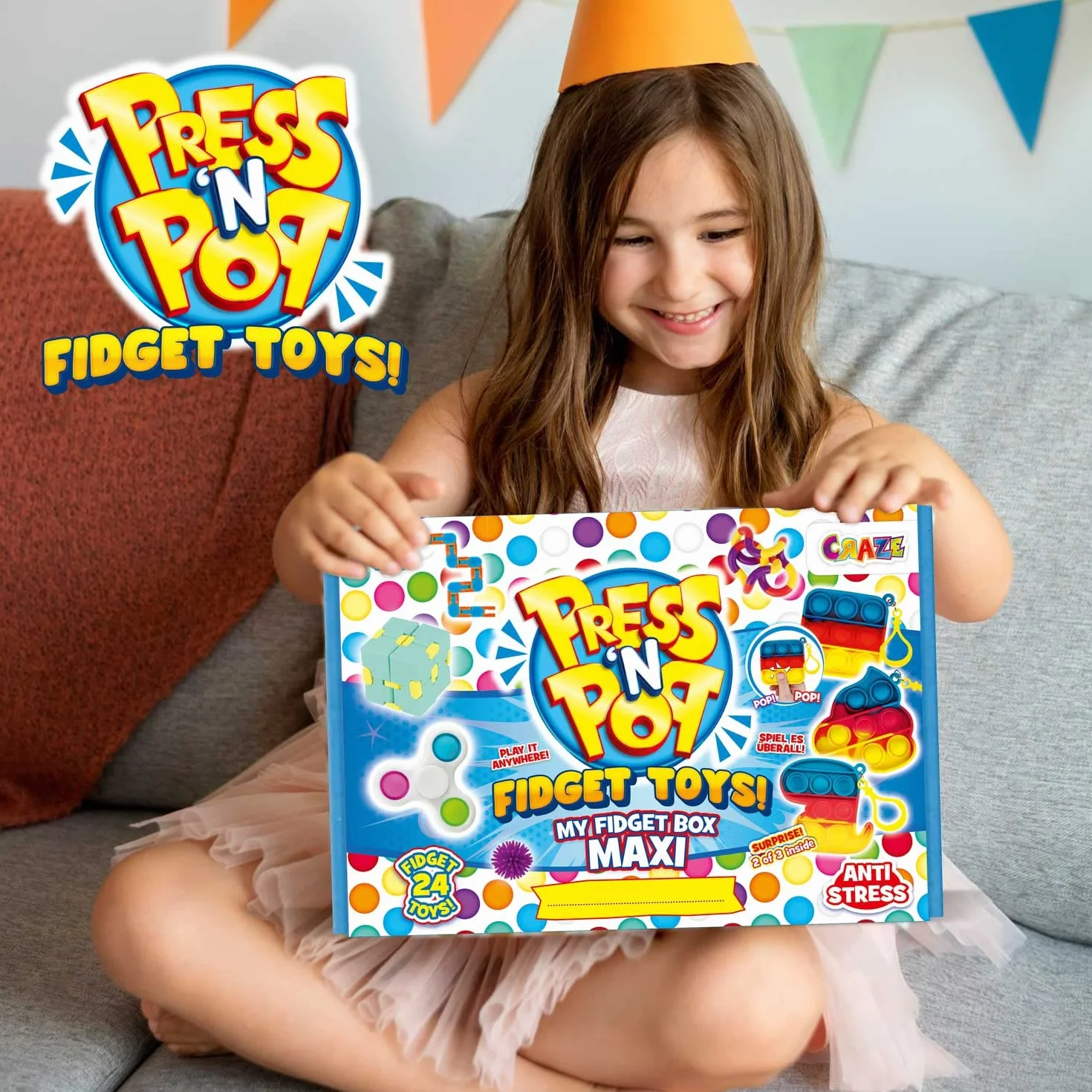 PRESS n POP FIDGET Maxi BOX