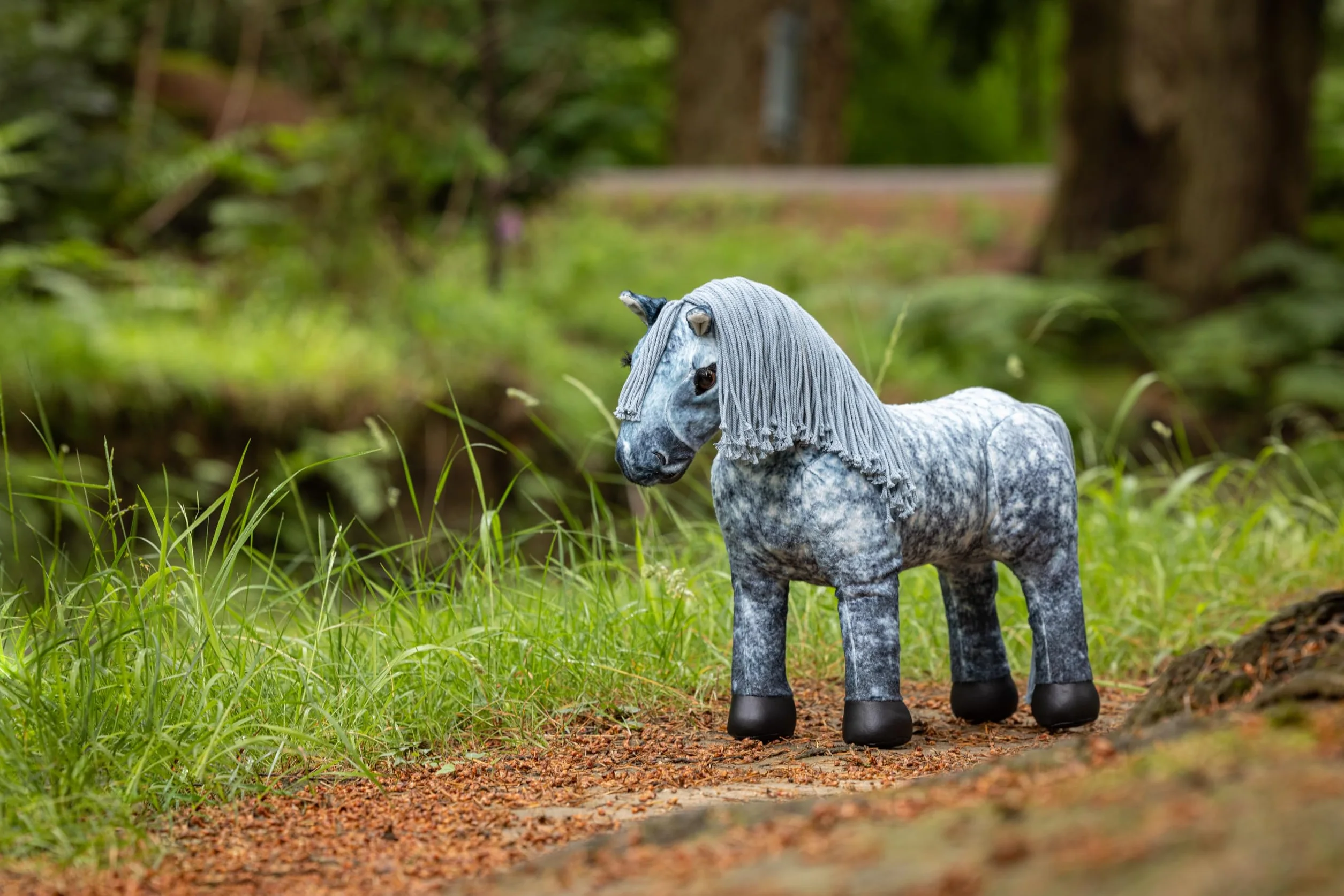 LeMieux Toy Pony Sam dla dzieci - szary - miękki płaszcz - elastyczny - odpowiedni dla dzieci w wieku od 3 lat