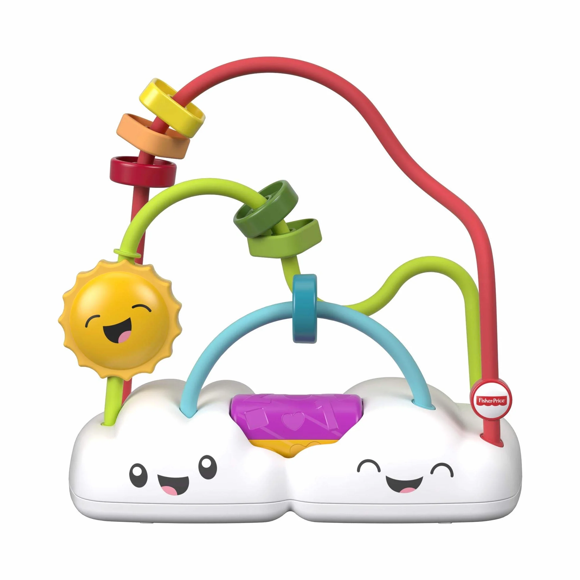 Fisher-Price FYL50 pogoń za tęczami labirynt, kolorowa zabawka dla niemowląt, wielokolorowa