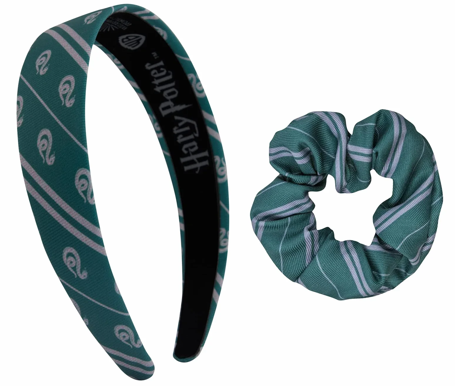 Cinereplicas Harry Potter - Akcesoria do włosów Klasyczny Slytherin - Zestaw 2 sztuk - Oficjalna licencja