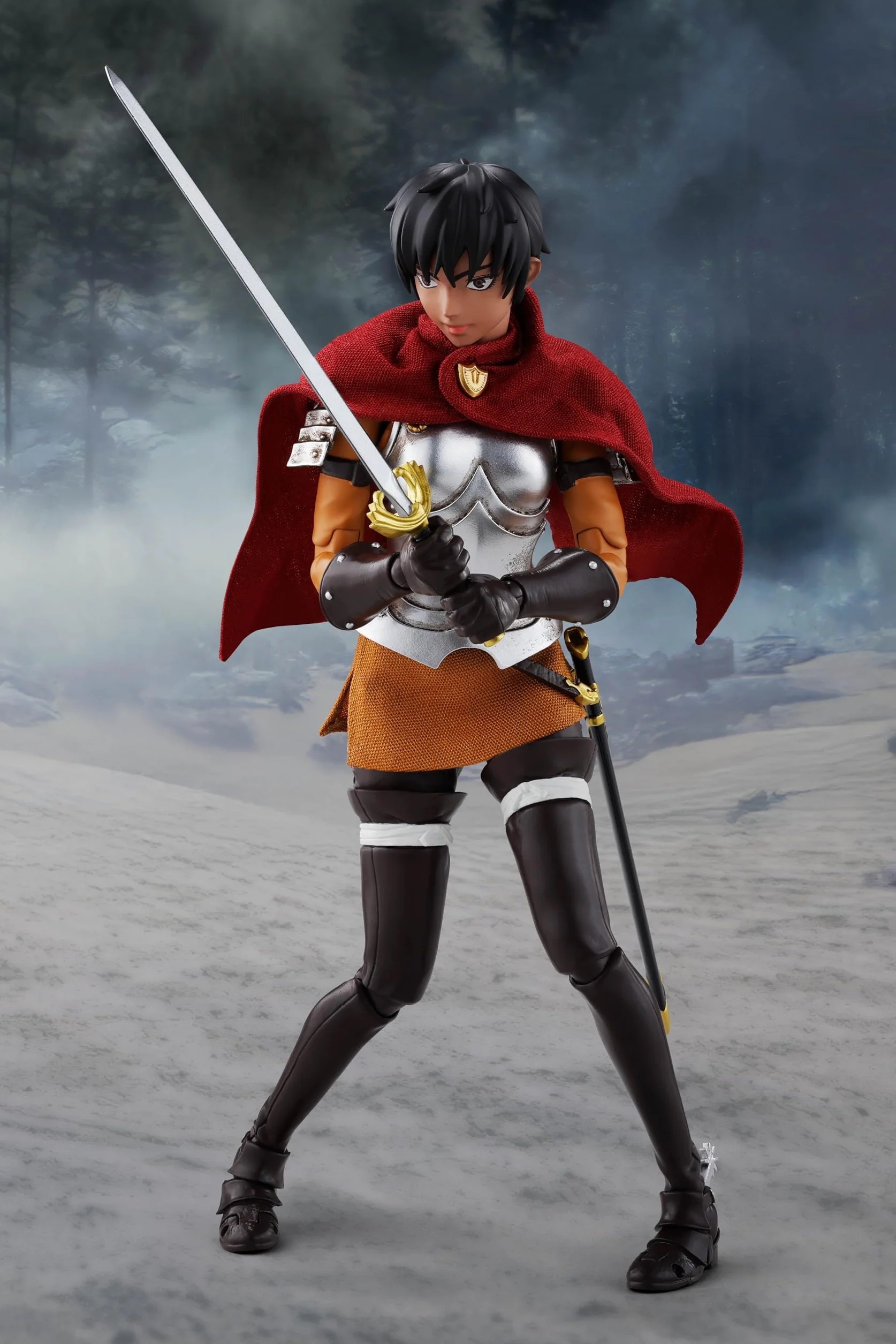 TAMASHII NATIONS S.H. Figuarts Berserk Caska (grupa jastrzębia), ok. 145 mm, PCW, ABS, tkanina, wstępnie pomalowana figurka