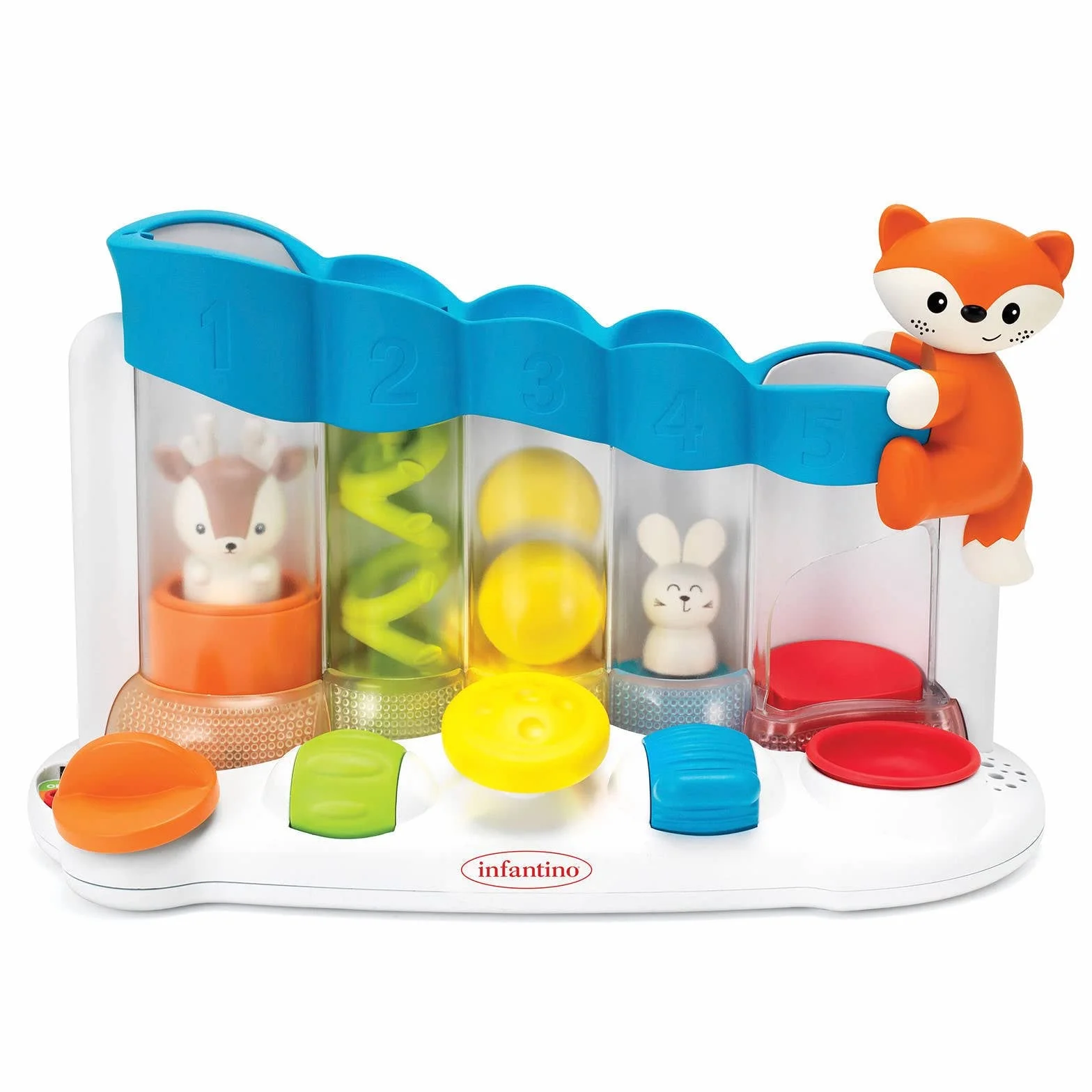 Infantino 216428 Sensory Ball Drop Piano Senso, Multicolored