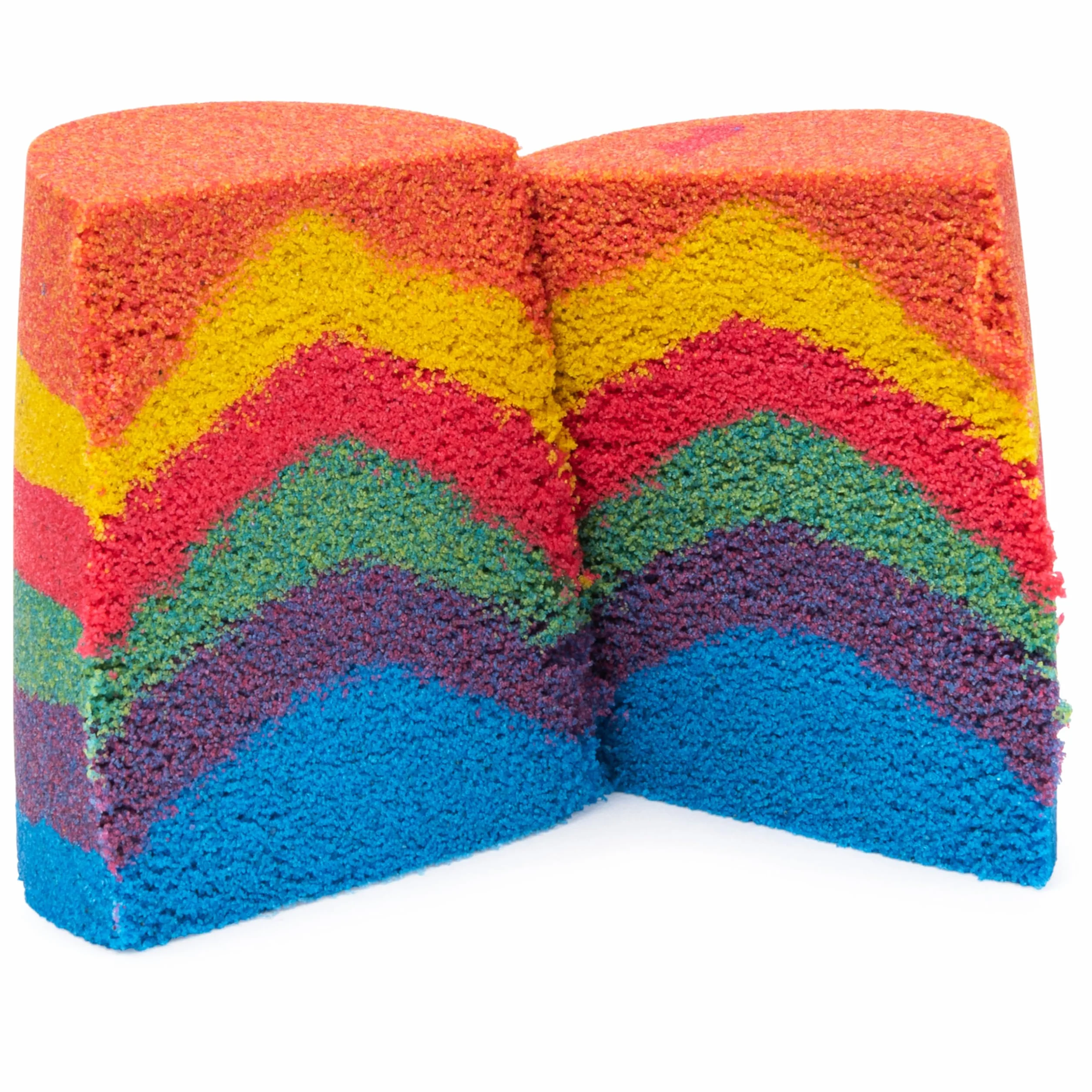 Kinetic Sand, Rainbow Mix Set with 3 Colours of Kinetic Sand (382g) and 6 Tools, for Kids Aged 3 and Up