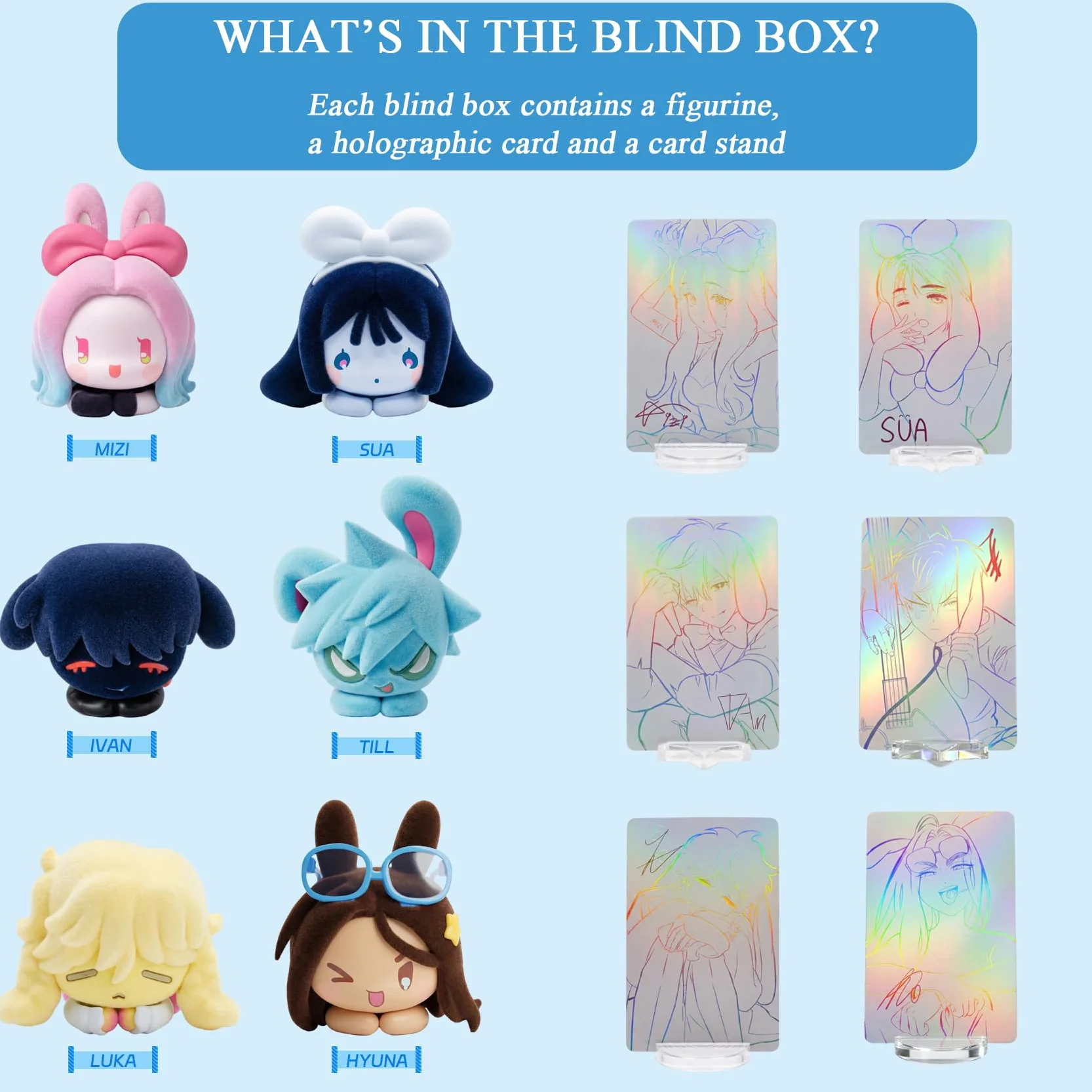 Alien Stage Rabbit Series Blind Box Figurki, Anime ALNST Oficjalnie licencjonowane figurki tajemnicze (pojedyncze pudełko, zawiera jedną losową postać)