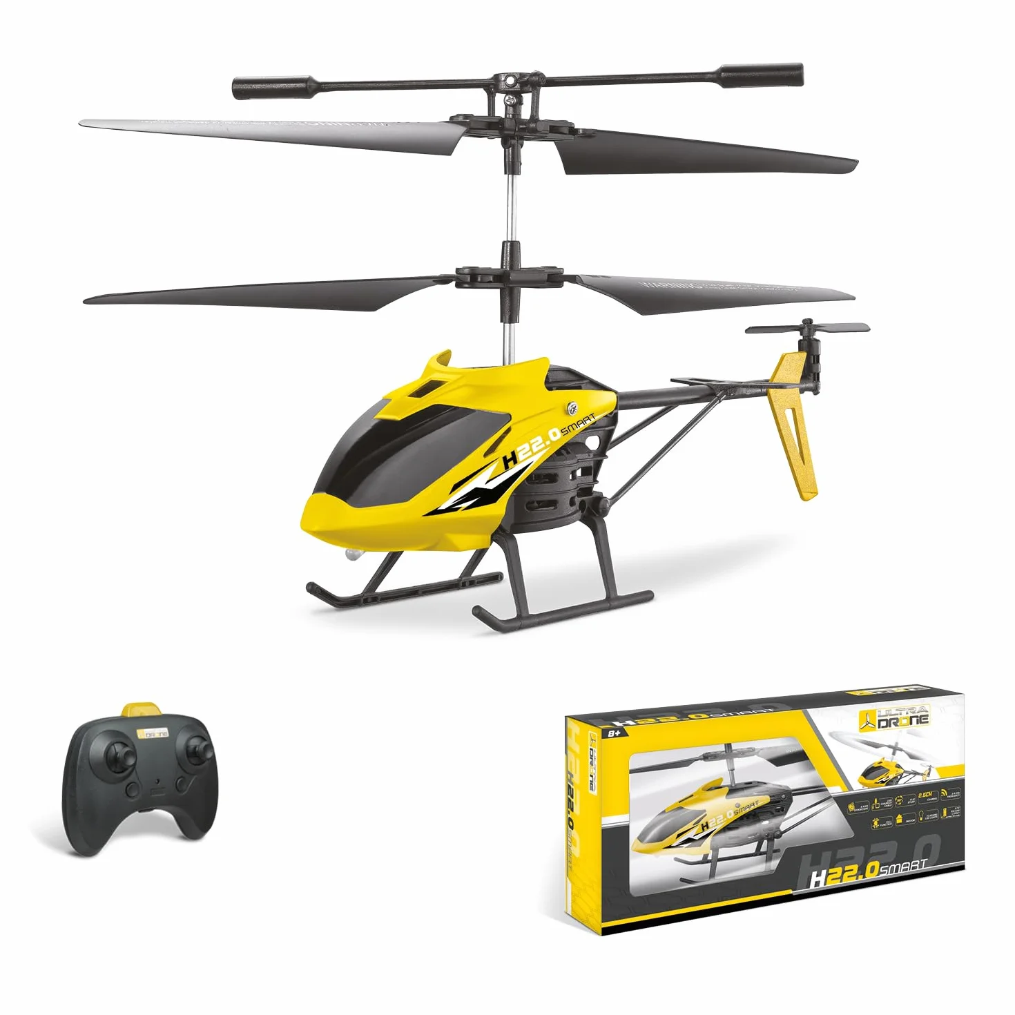 Mondo Motors H22 Smart Ultradrone Helicopter - Wysoka stabilność - 21 cms
