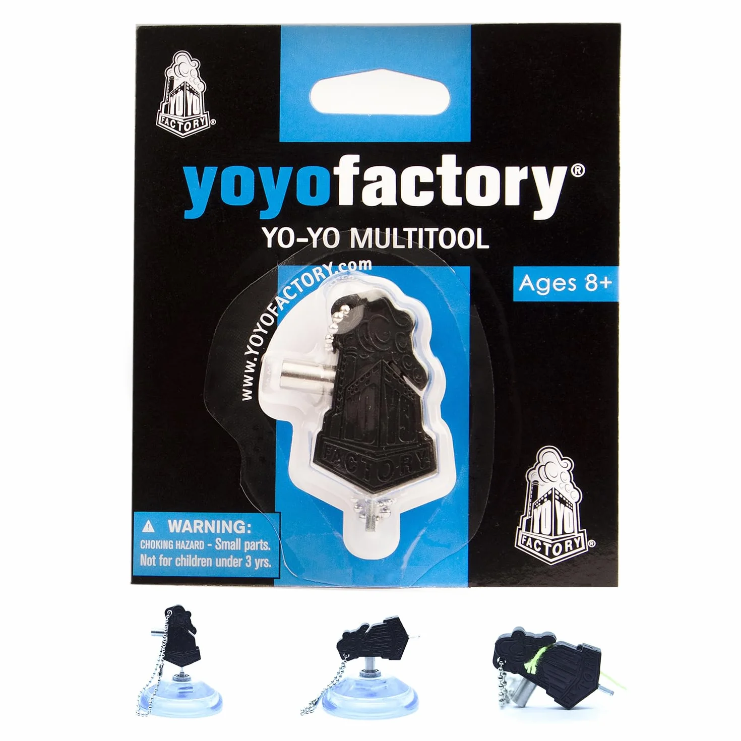 YoyoFactory Yo-Yo Multitool (3 w 1 brelok narzędzie jojo, świetne akcesorium dla yoyoers)