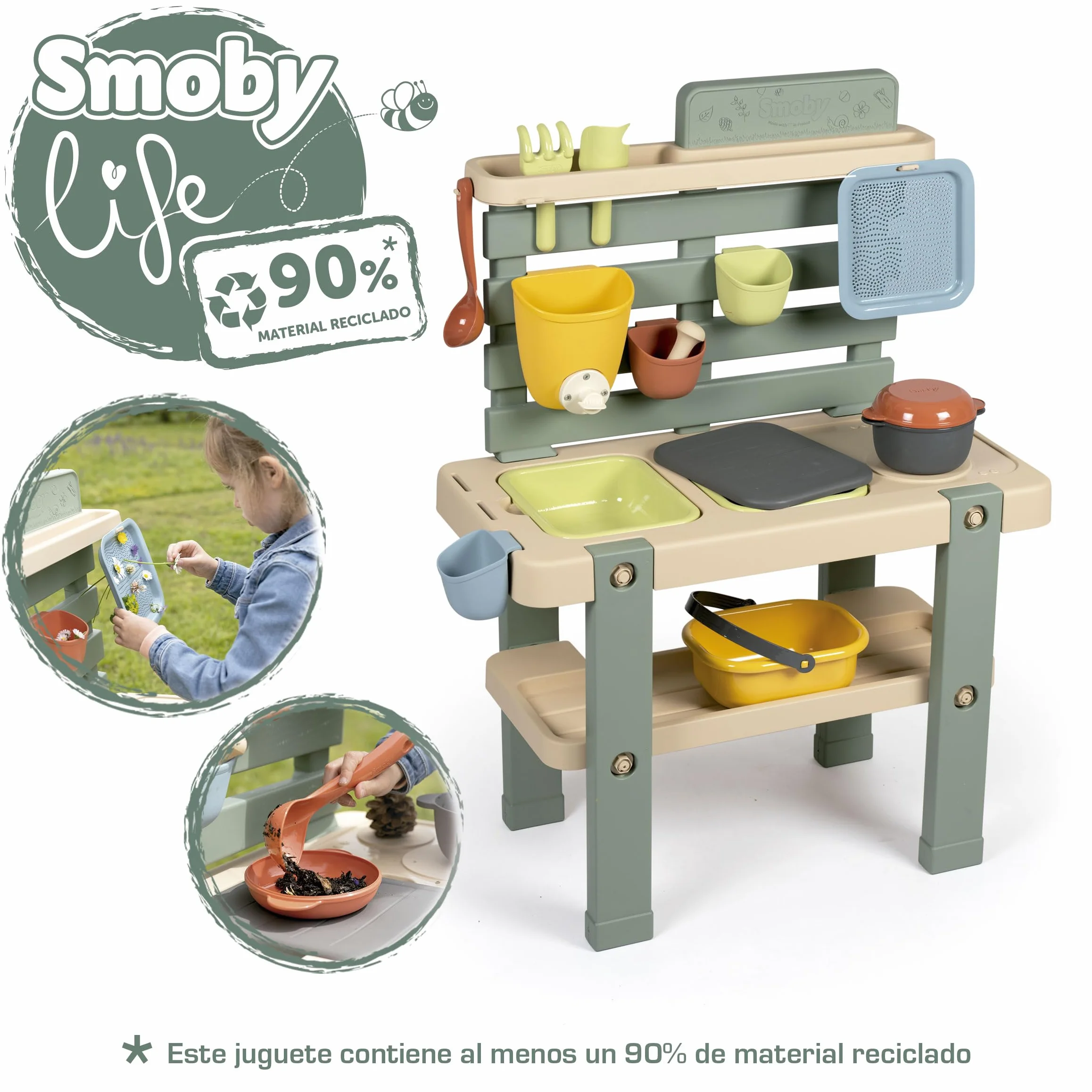 Smoby 7600840208 Life Kuchnia błotna