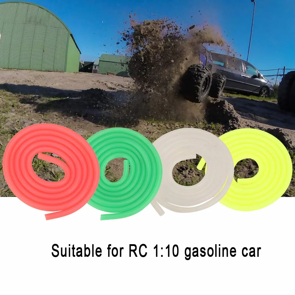 1/10 uniwersalna silikonowa rura paliwowa 3x5mm część modernizacyjna pasuje do modelu samochodu benzynowego RC