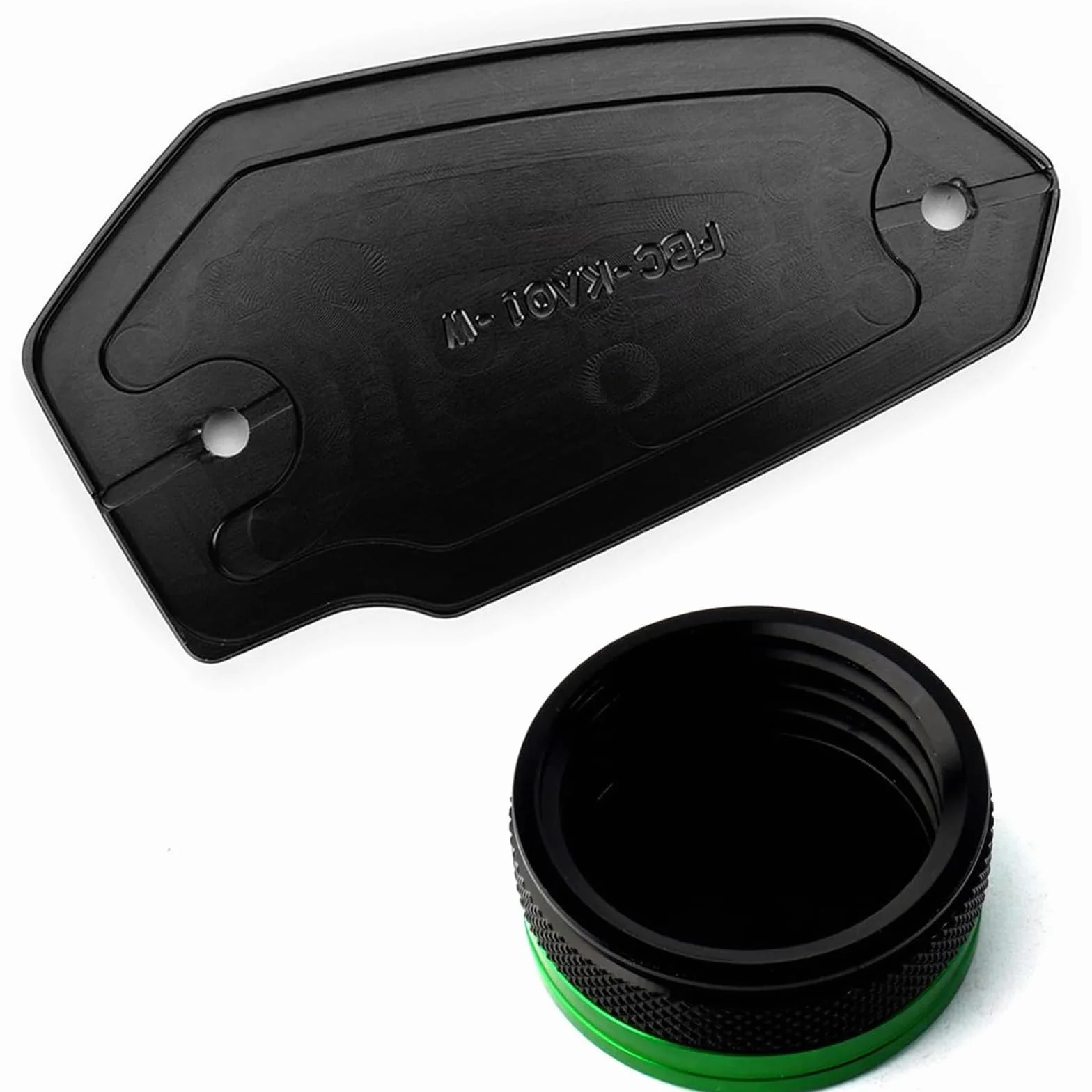 Dla Kawasaki Z900 Z 900 2017-2024 2023 akcesoria motocyklowe przednia tylna pokrywa zbiornika płynu hamulcowego pokrywa (zielona)