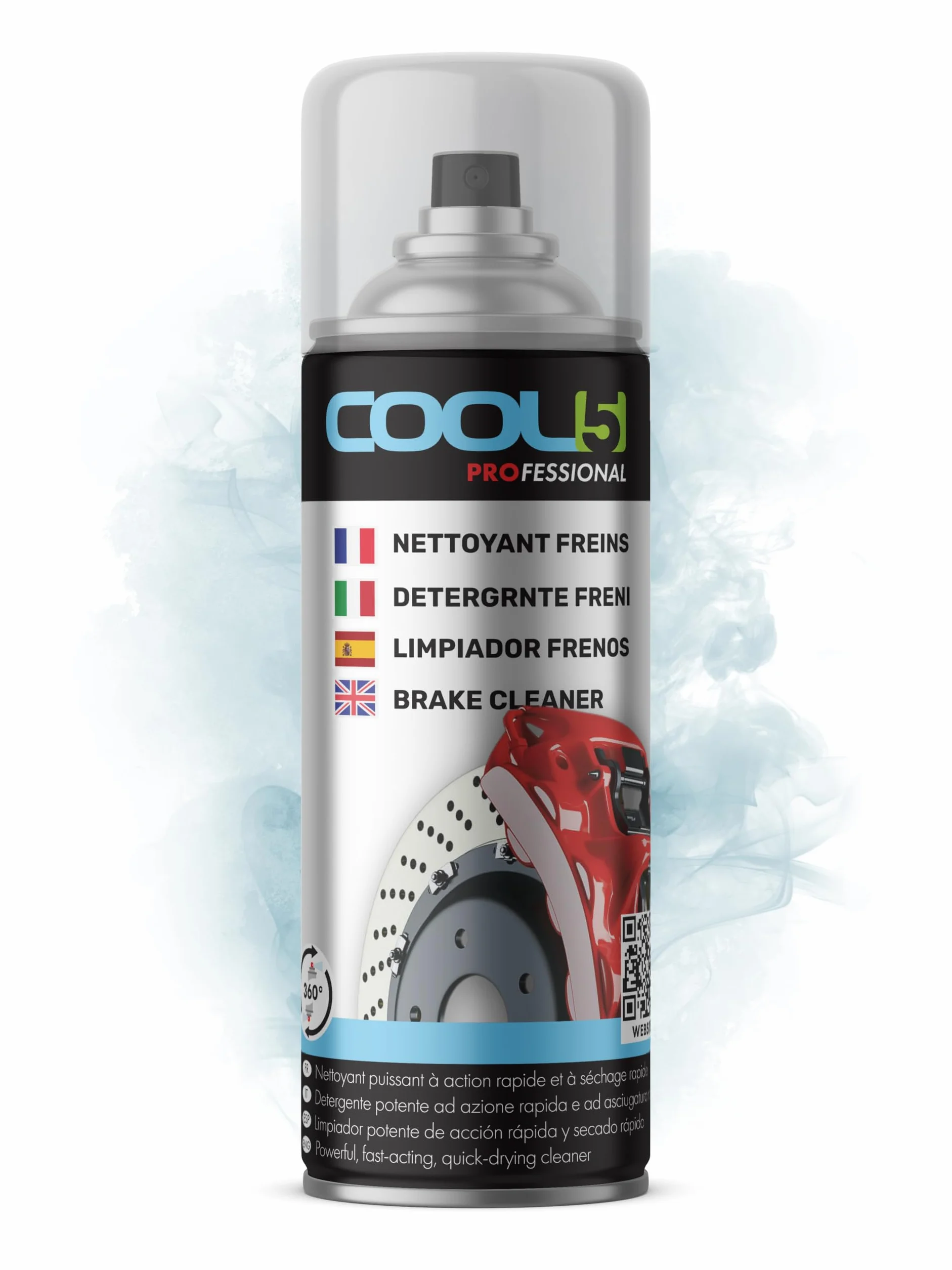 Brake Cleaner - Środek do czyszczenia hamulców w sprayu, czyści i odtłuszcza hamulce 600 ml