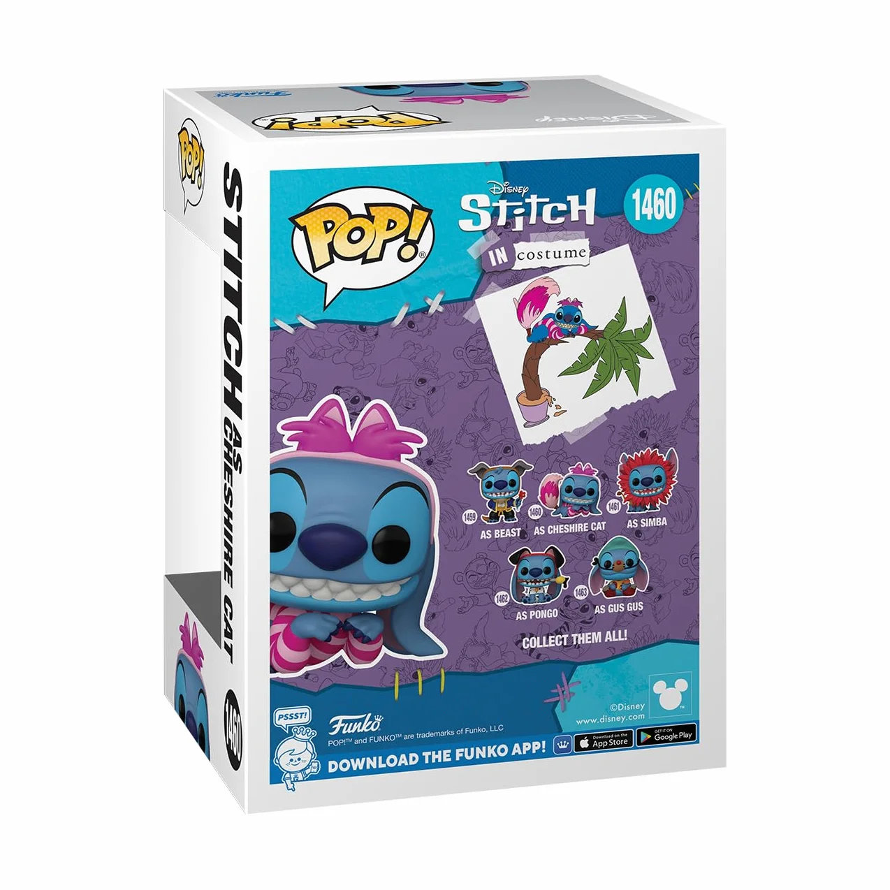 Funko POP! Disney: Stitch Costume - Cheshire - Disney: Lilo & Stich - Kolekcjonerska figurka winylowa - Pomysł na prezent - Oficjalny towar - Zabawki dla dzieci i dorosłych - Fani filmów