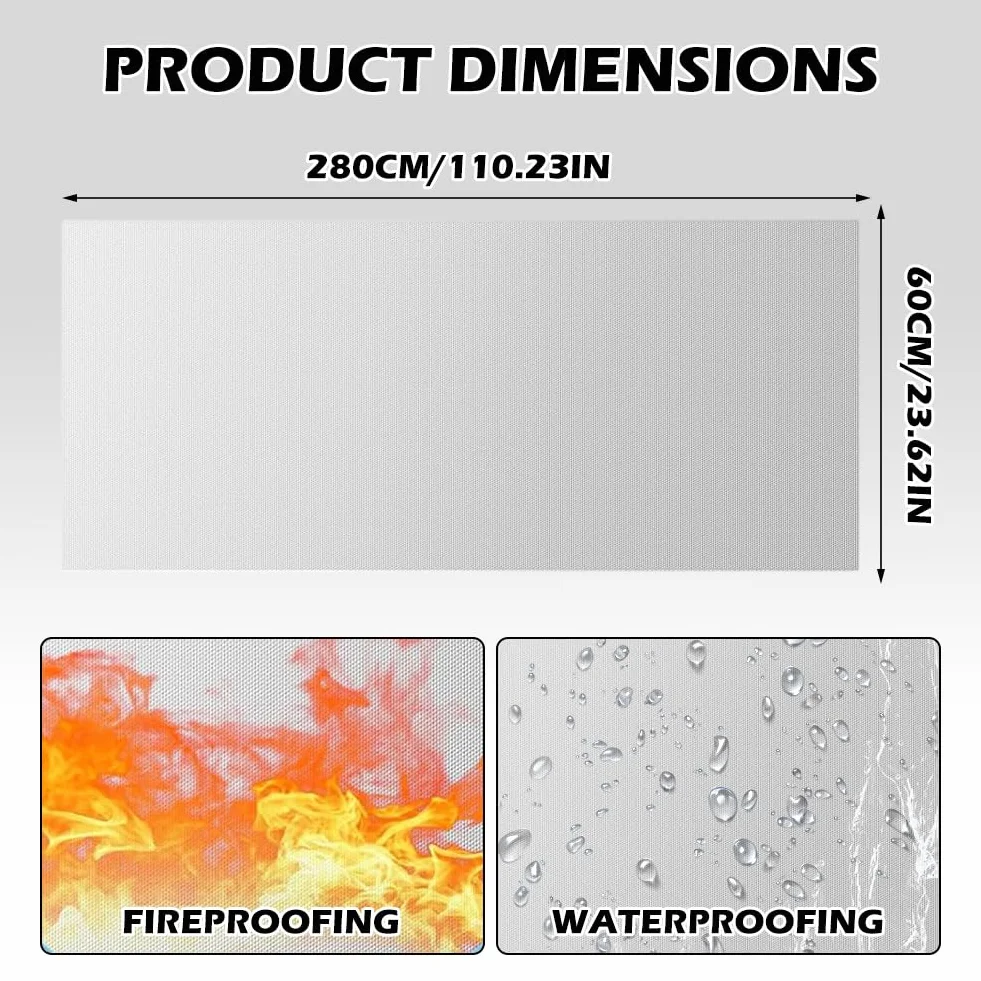 Aluminiowa mata chroniąca przed wysoką temperaturą, samoprzylepna mata samoprzylepna na spodniej stronie z aluminium, włókno szklane, folia izolacyjna, ogrzewanie, arkusz do węża i automatycznego
