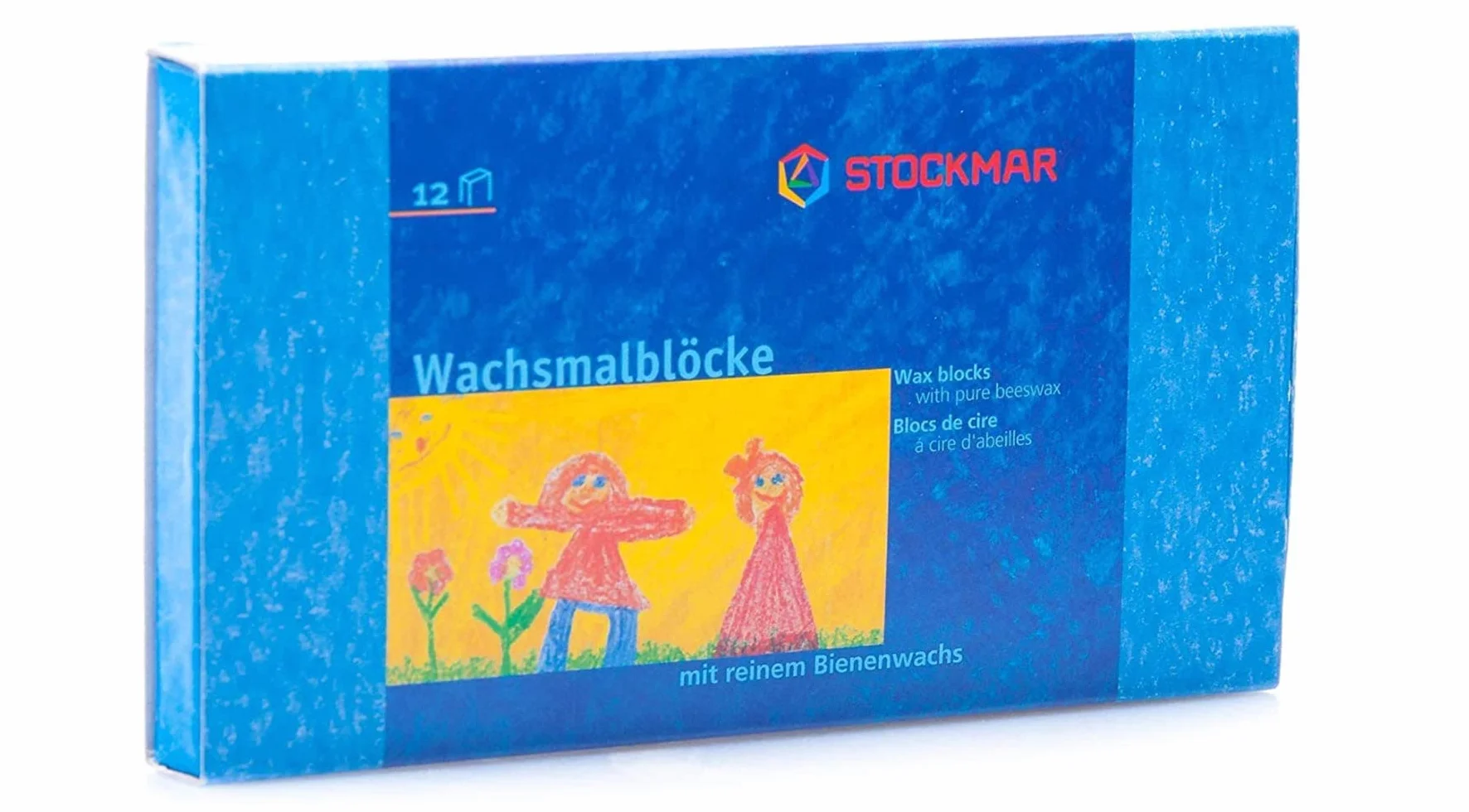 Stockmar 85032400 Kostki Wosku do Malowania Wielokolorowe 12 Sztuk