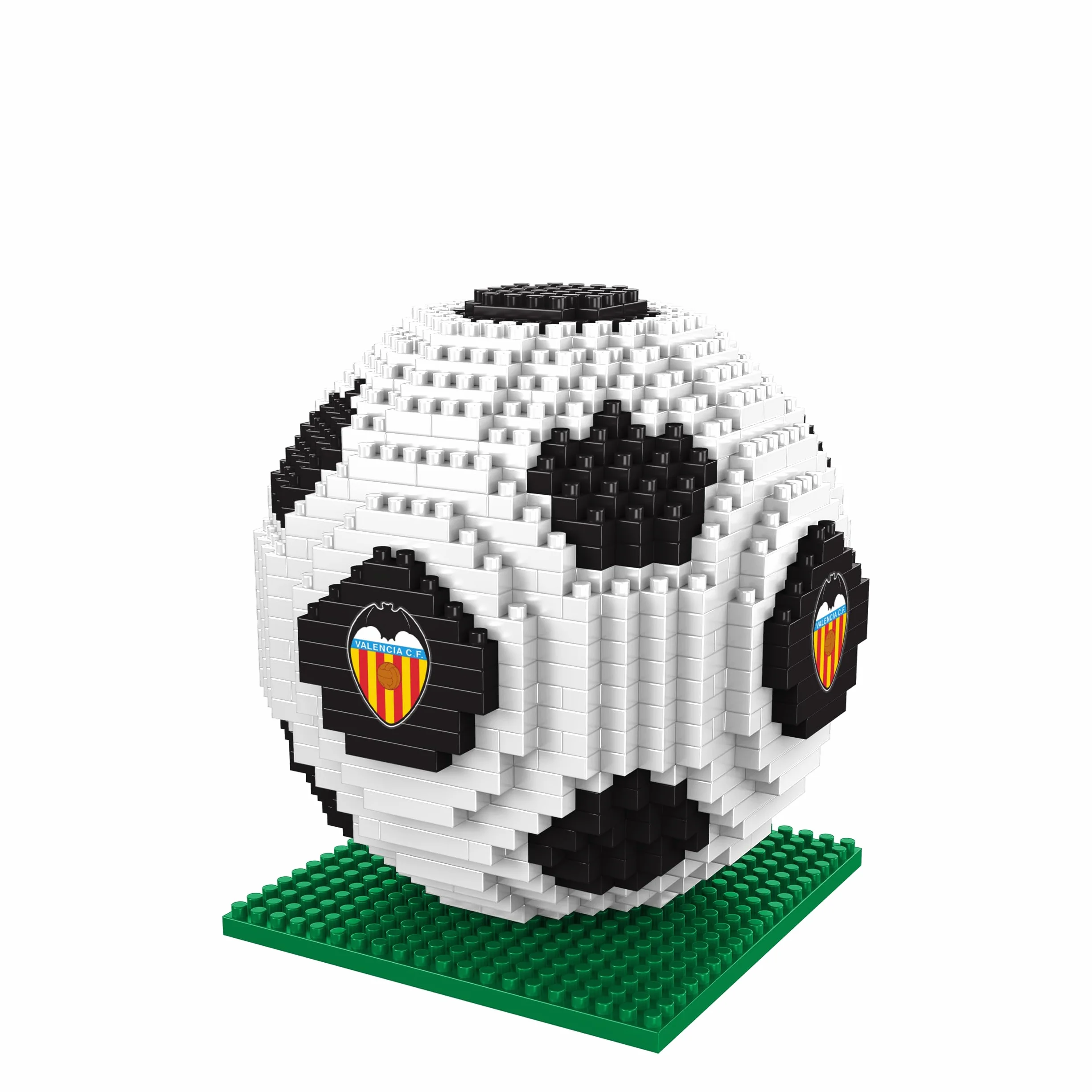 FOCO Oficjalny produkt na licencji Valencia CF BRXLZ 3D-model konstrukcyjnej zabawki piłkarskiej