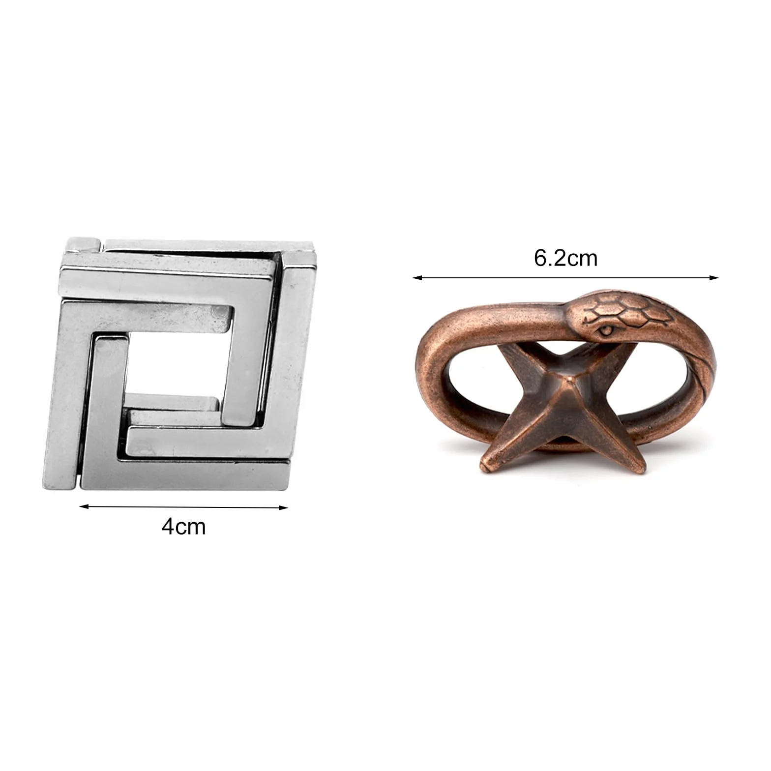 HENGBIRD 9 sztuk metalowych puzzli, metalowe puzzle, gra cierpliwości, IQ, gry cierpliwości, metalowe puzzle, gra zręcznościowa, zestaw prezentowy dla dorosłych, młodzieży