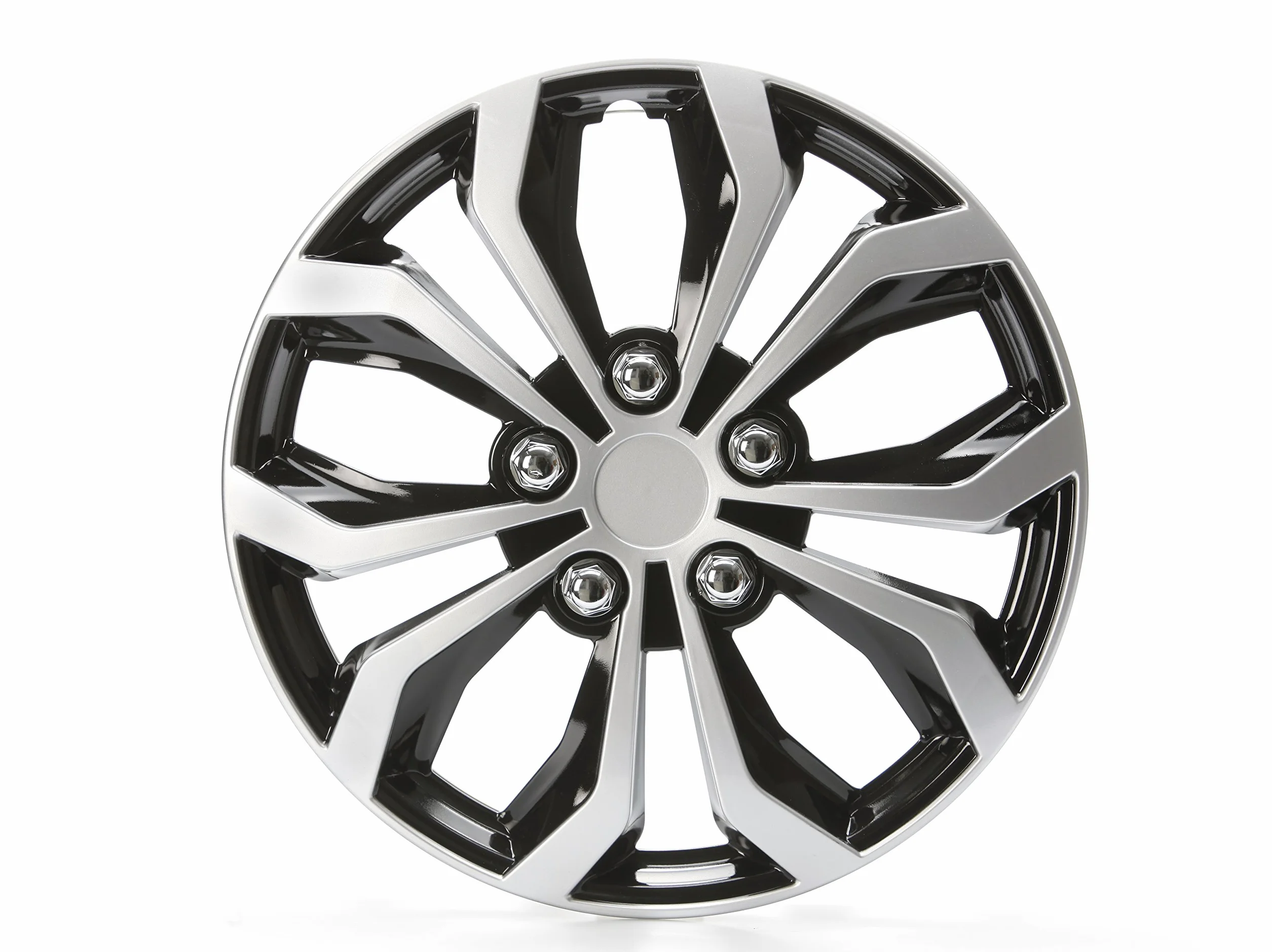 Cartrend Dayton Czarno-Srebrny 16 Cali (4 X Uniwersalne Kołpaki)