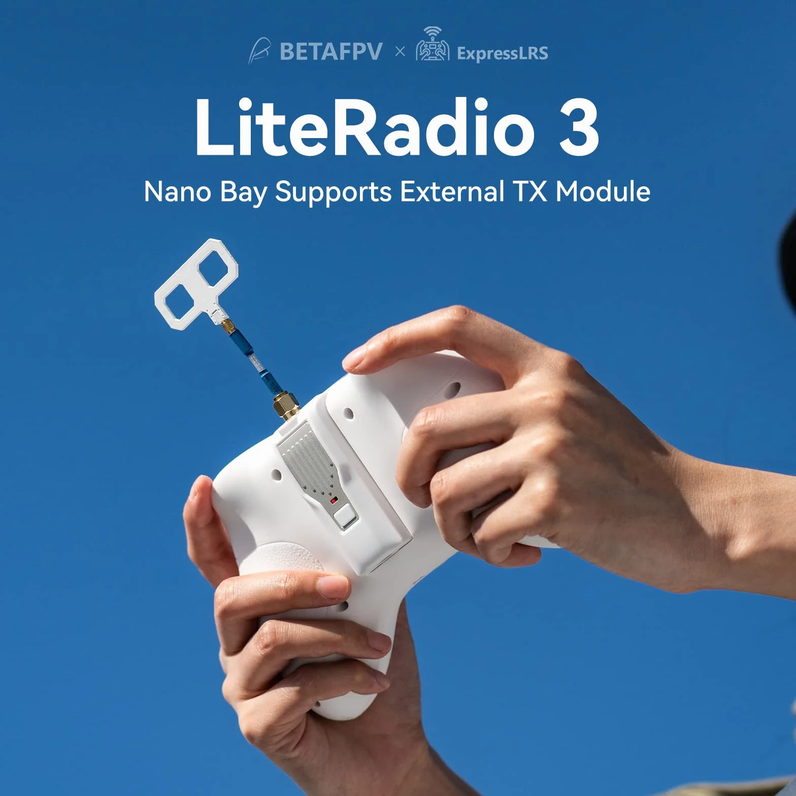 BETAFPV Frsky LiteRadio 3 RC Nadajnik Radiowy z Nano Bay dla Zewnętrznego Modułu TX, Obsługa Symulatora FPV Konfigurator Konfiguracji V2 Aktualizacja Oprogramowania Układowego Joystick Calibracja