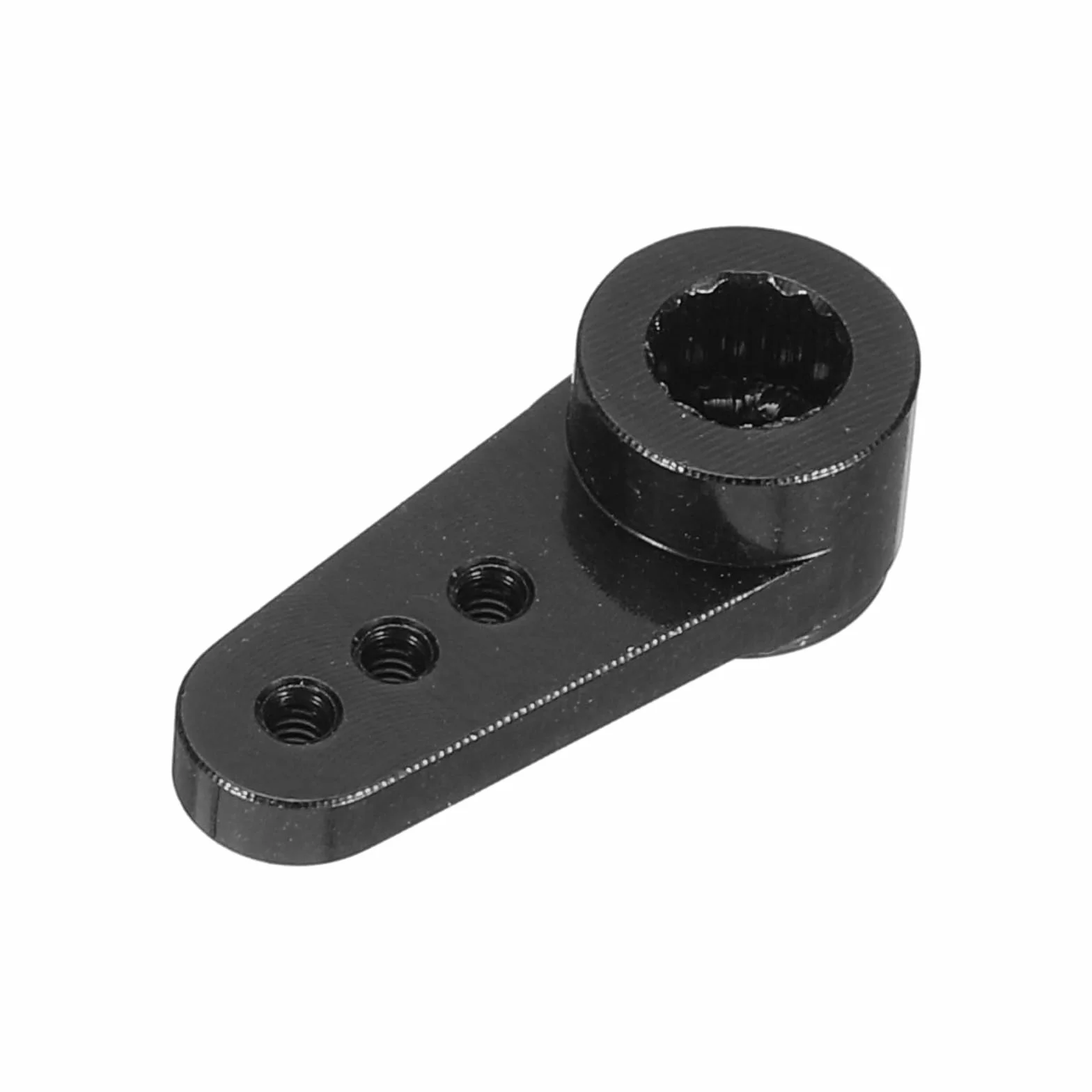QUARKZMAN Aluminiowy stop 15t Czarny dźwięk Servo Arm Serwo do DIY RC Samochód/Łódź/Samolot Akcesoria do łodzi 2 szt