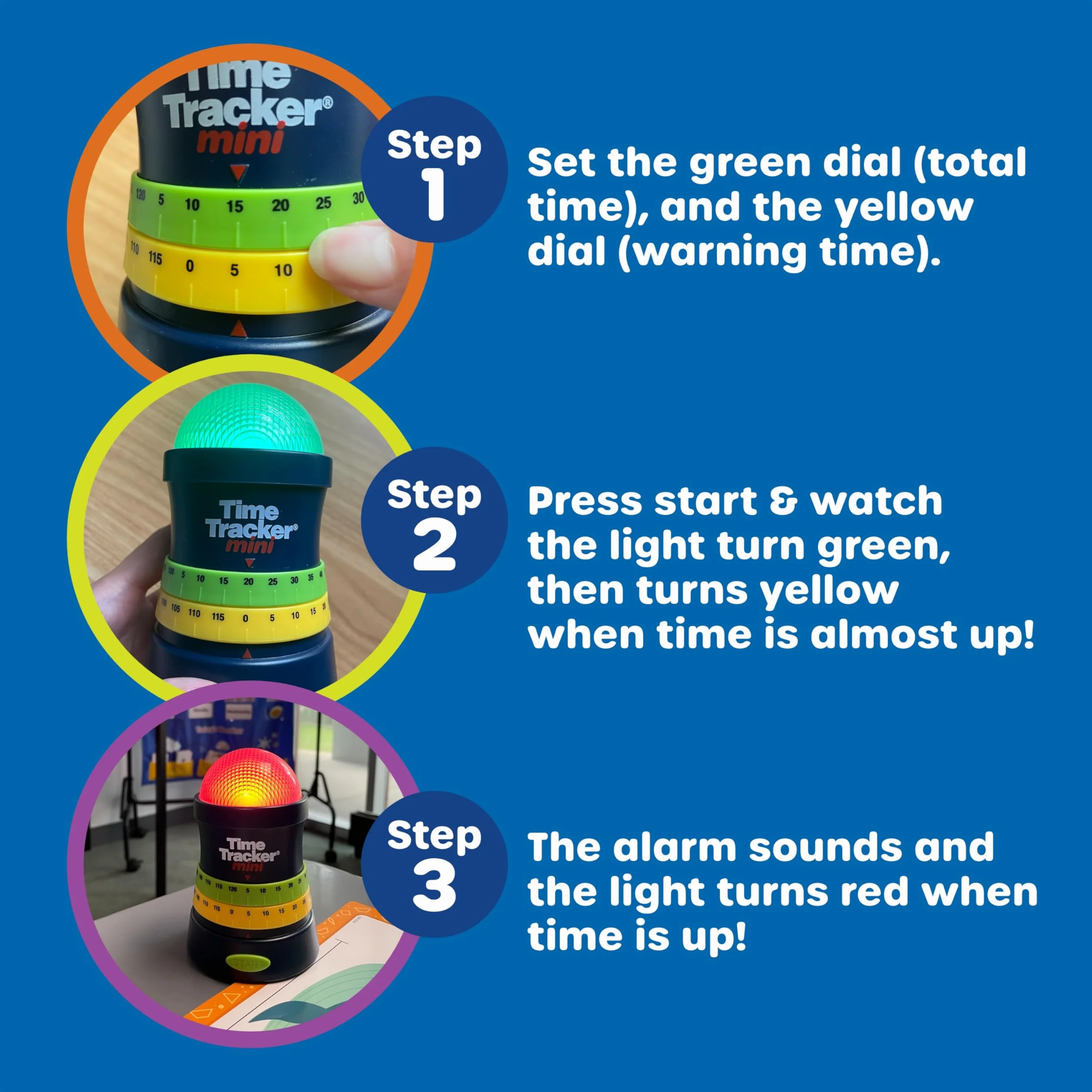Learning Resources Time Tracker Mini Wizualny Regulator Czasowy
