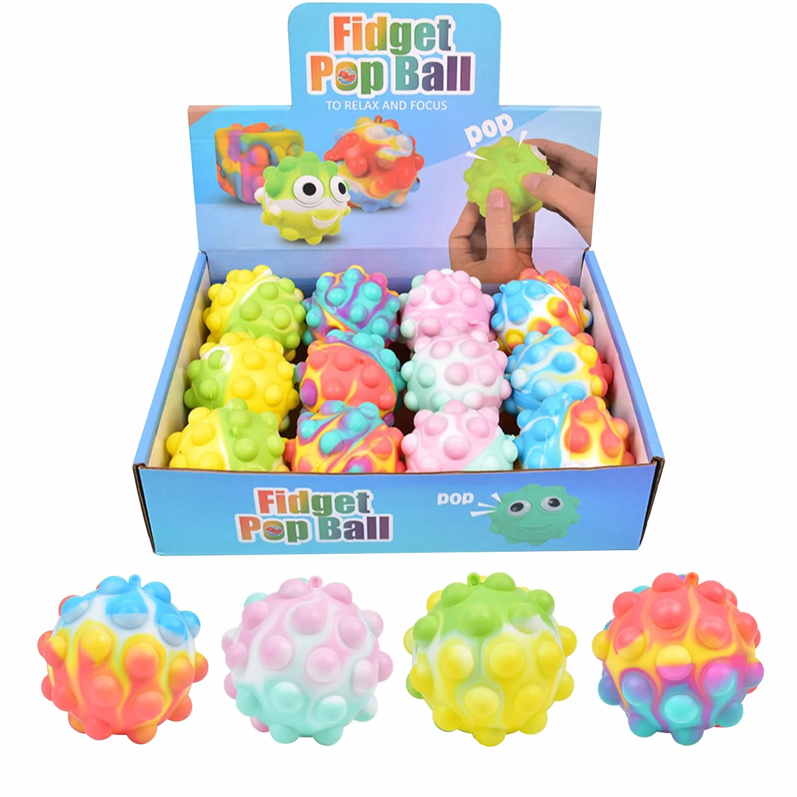 12 Sztuk Squishy Piłek Antystresowych Zabawek Fidget Dla Dzieci I Dorosłych Prezenty Urodzinowe Dla Dzieci Małe Upominki Dla Dzieci