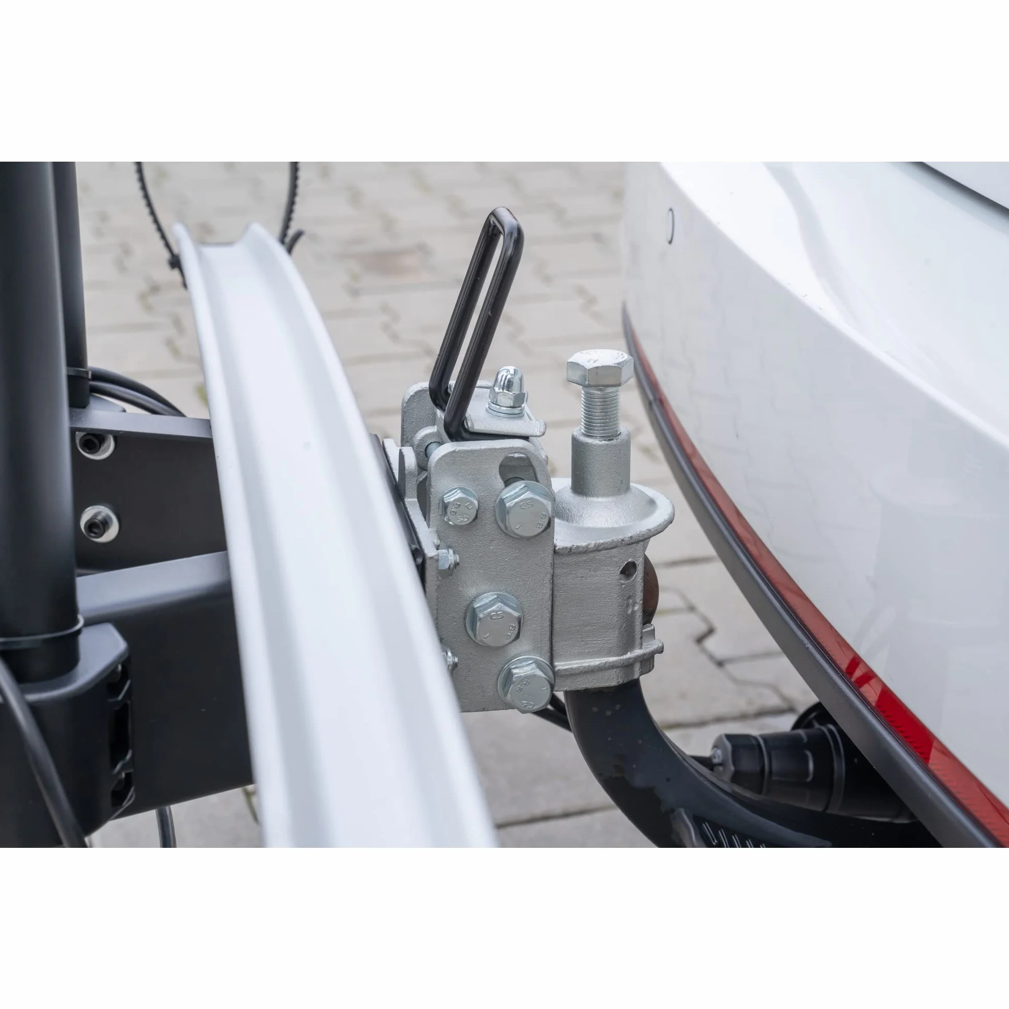cartrend Bagażnik rowerowy aluminiowy Active, pasuje do 2 rowerów, bagażnik rowerowy, bagażnik samochodowy, czarno-srebrny