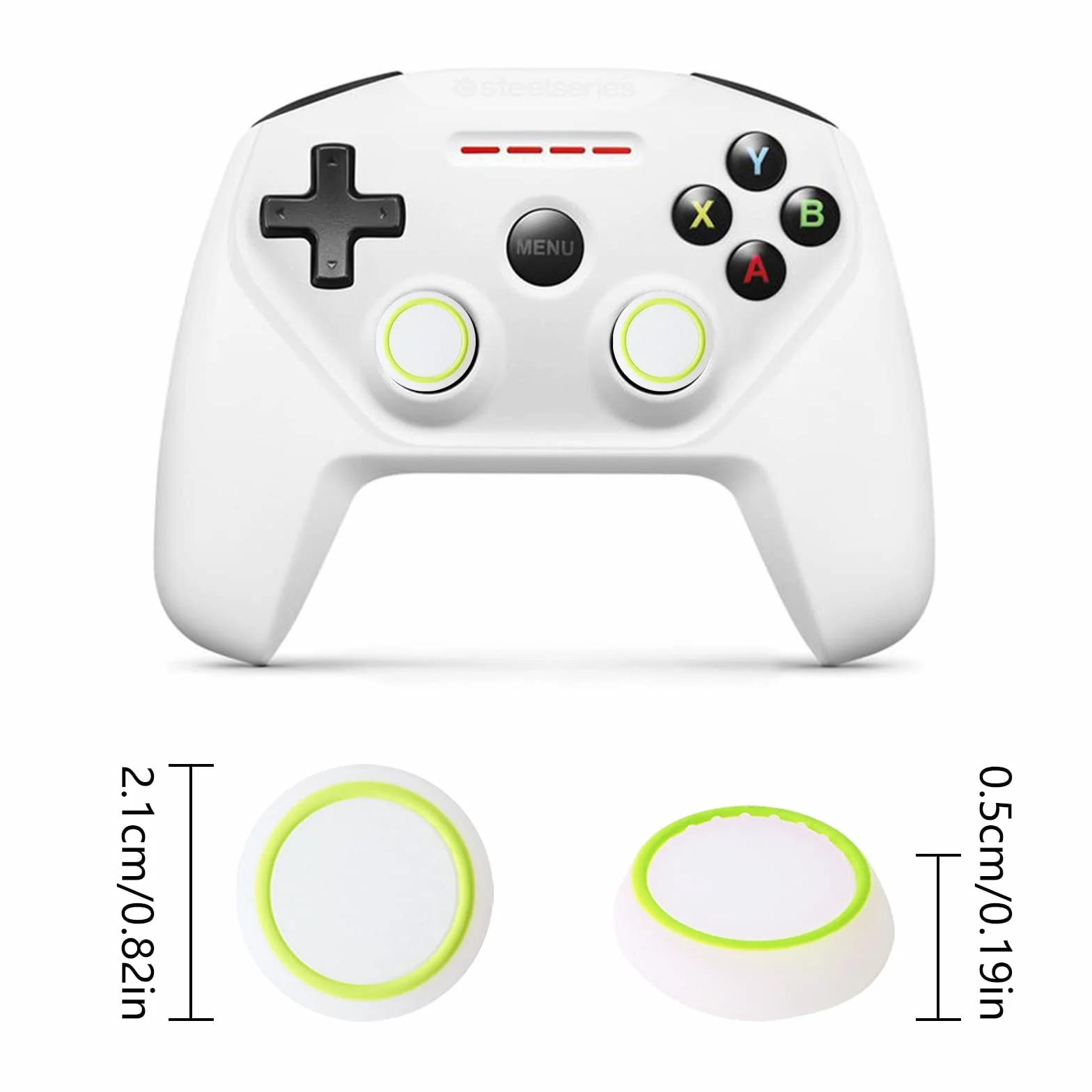 Thumpstick zestaw akcesoriów, silikonowe nakładki na joystick grip, akcesoria ochronne kompatybilne z kontrolerami PS5 / PS4 / PS3 / PS2 / Xbox 360 / Xbox One/Switch Pro (10 par)