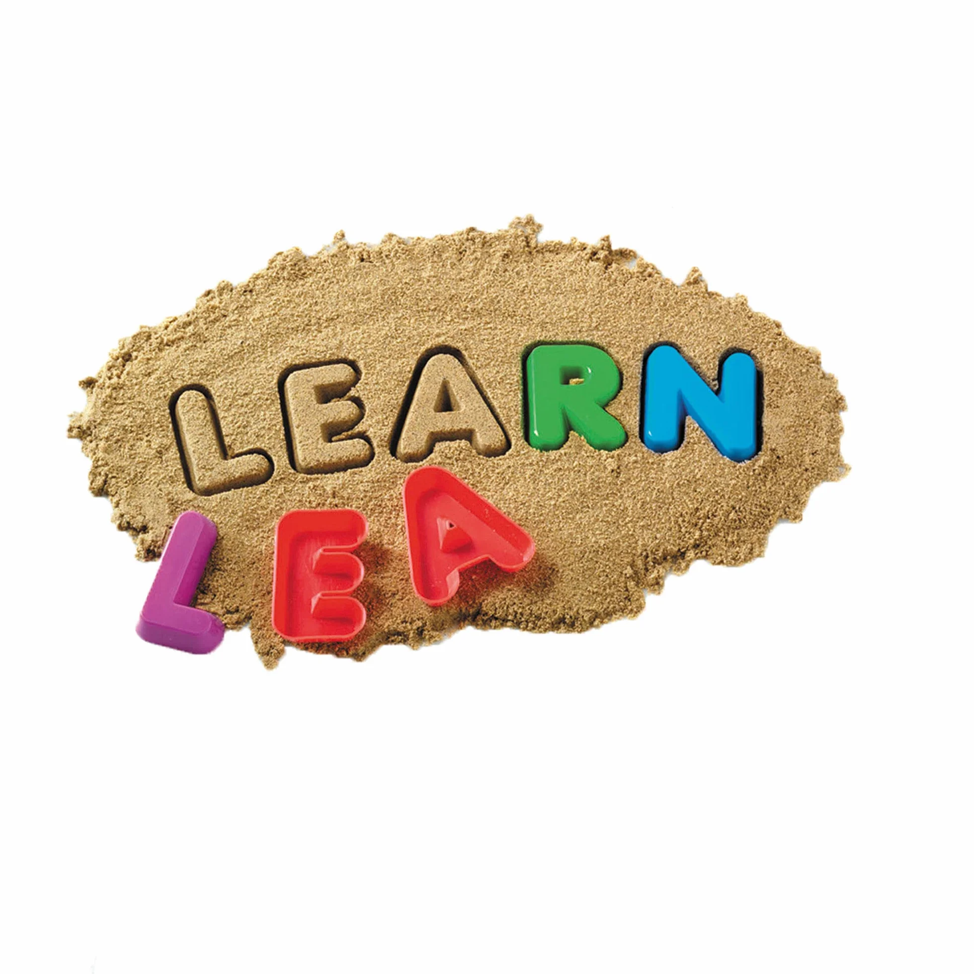 Learning Resources Piasek Formy Duze litery Alfabet