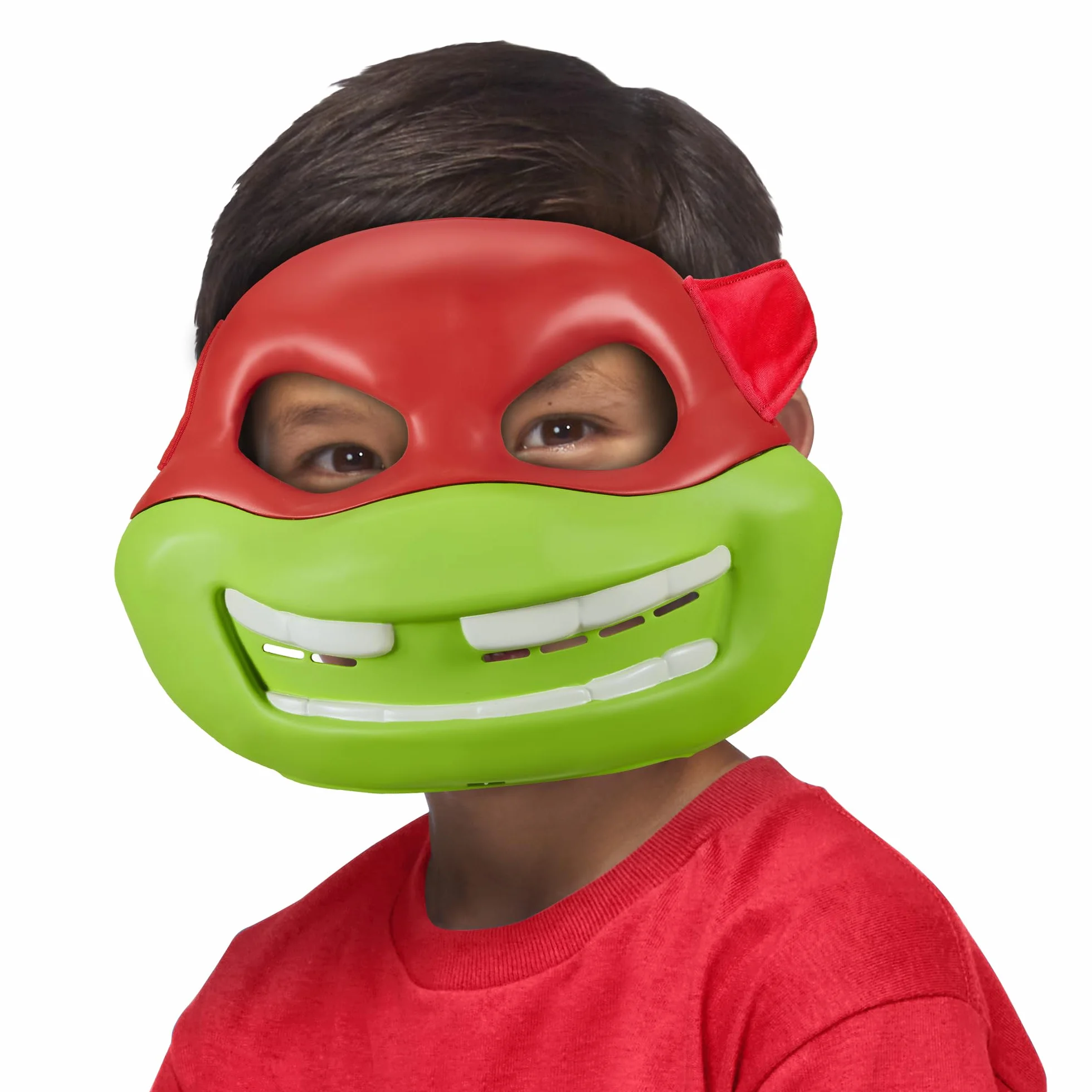 Teenage Mutant Ninja Turtles 83564 Mutant Mayhem Raphael maska do odgrywania ról. Idealny prezent dla chłopców w wieku od 4 do 7 lat i fanów TMNT, czerwona, każda