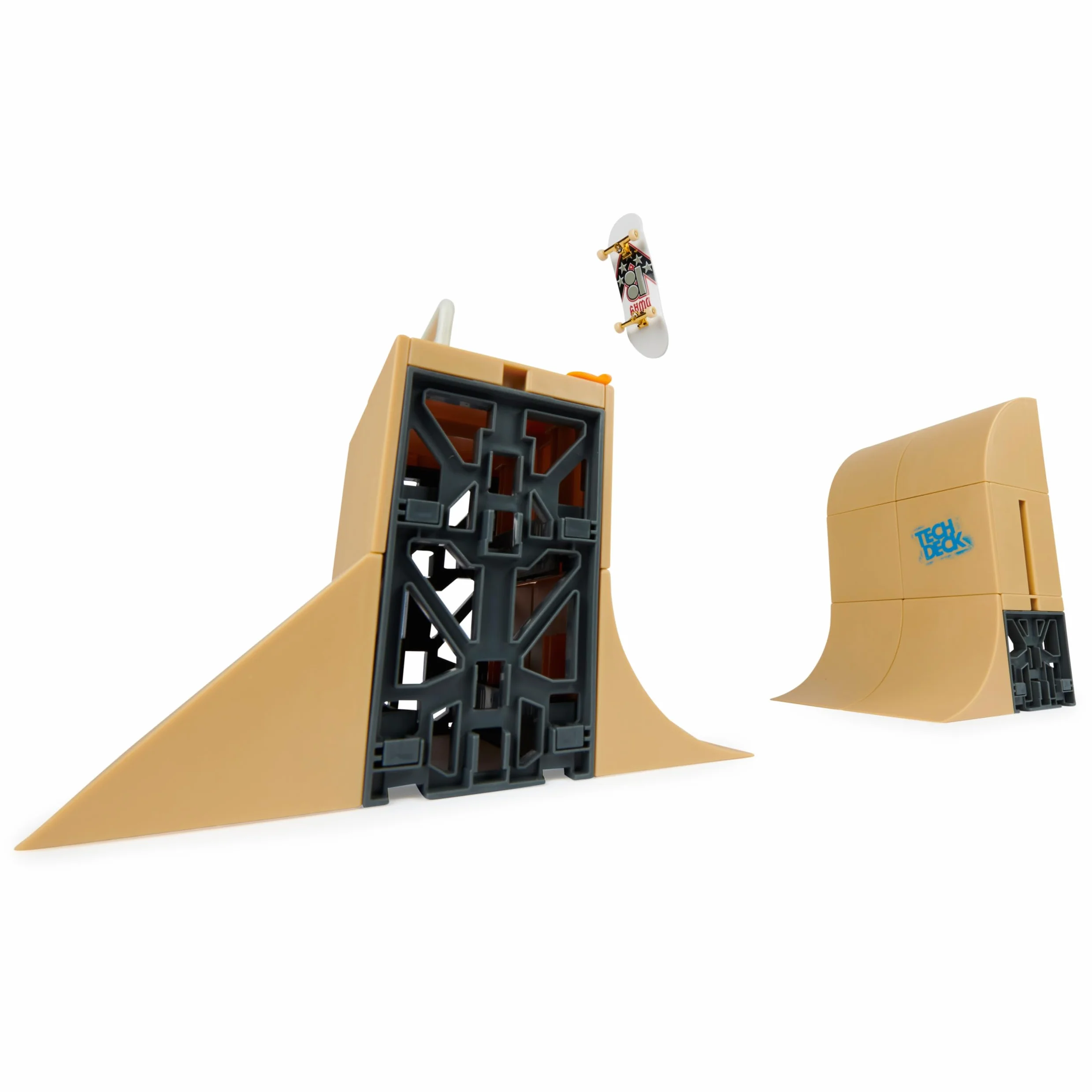 Tech Deck Mega Half Pipe Rampa Zabawkowa, Wielokolorowy, 30,48 x 7,95 x 22,86 cm