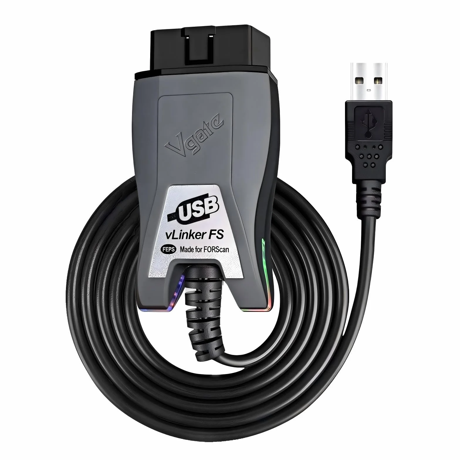 Adapter USB Vgate vLinker FS OBD2 do automatycznego przełącznika for-Scan HS/MS-CAN | HS/MS-CAN, automatyczny przełącznik