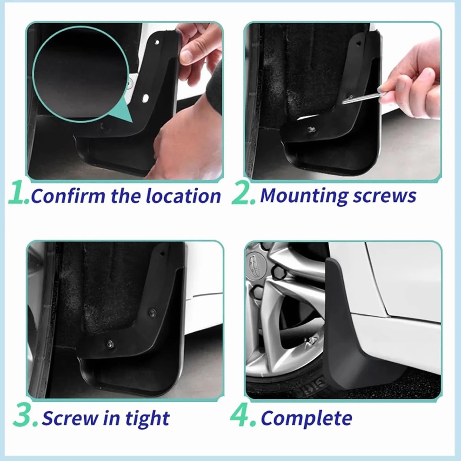 Samochodowe błotniki do Volvo XC60 2010-2024 przedni zestaw błotników tylnych koła opony nadkola błotniki 4-PC pełna ochrona akcesoria samochodowe,Prezenty 1 Car Wash Towel,2010~2013