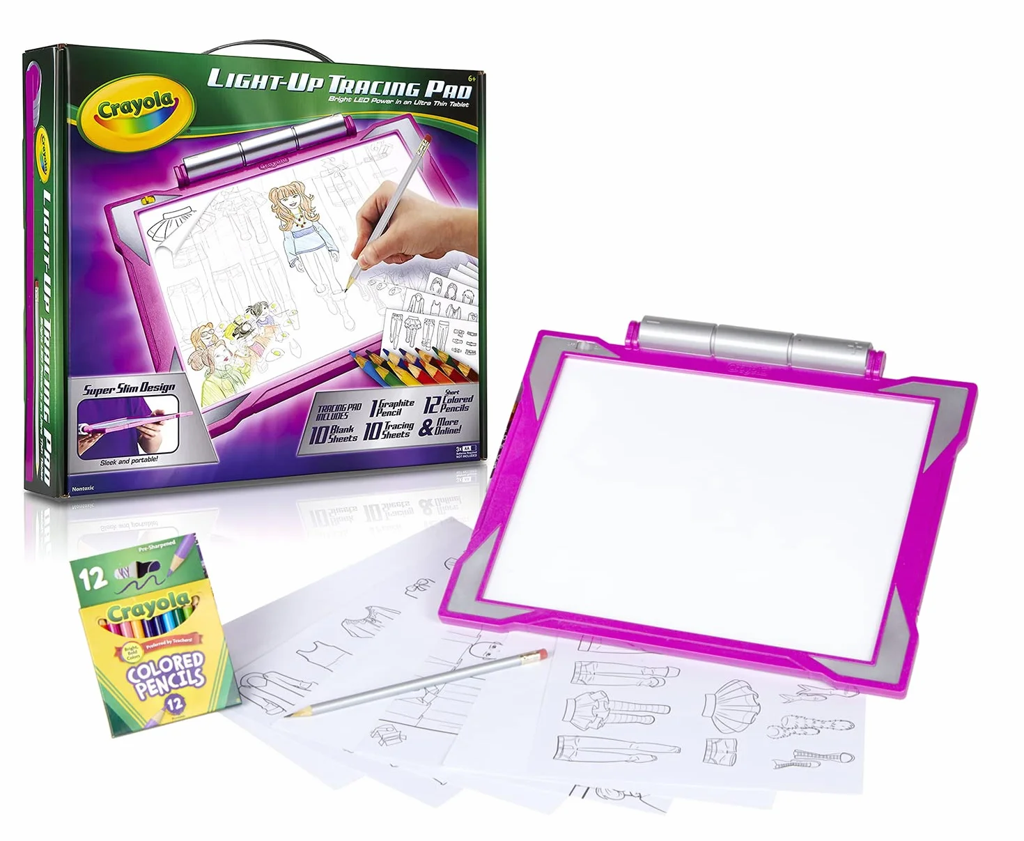 Crayola – Tablica świetlna, prezent i zabawka dla dzieci, w wieku 6, 7, 8, 9