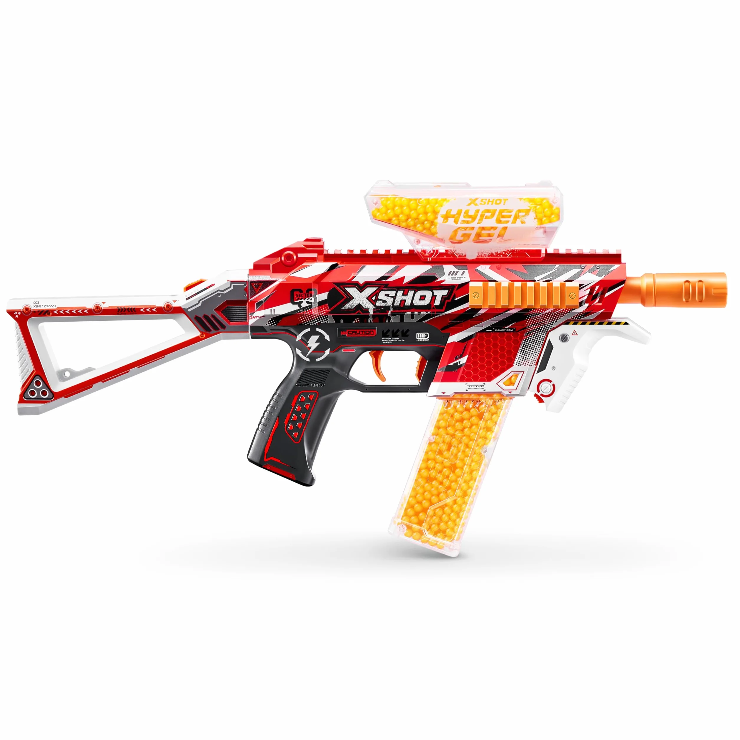 XSHOT Hyper Gel-Blaster Trace Fire z 2500 kulkami żelowymi firmy ZURU