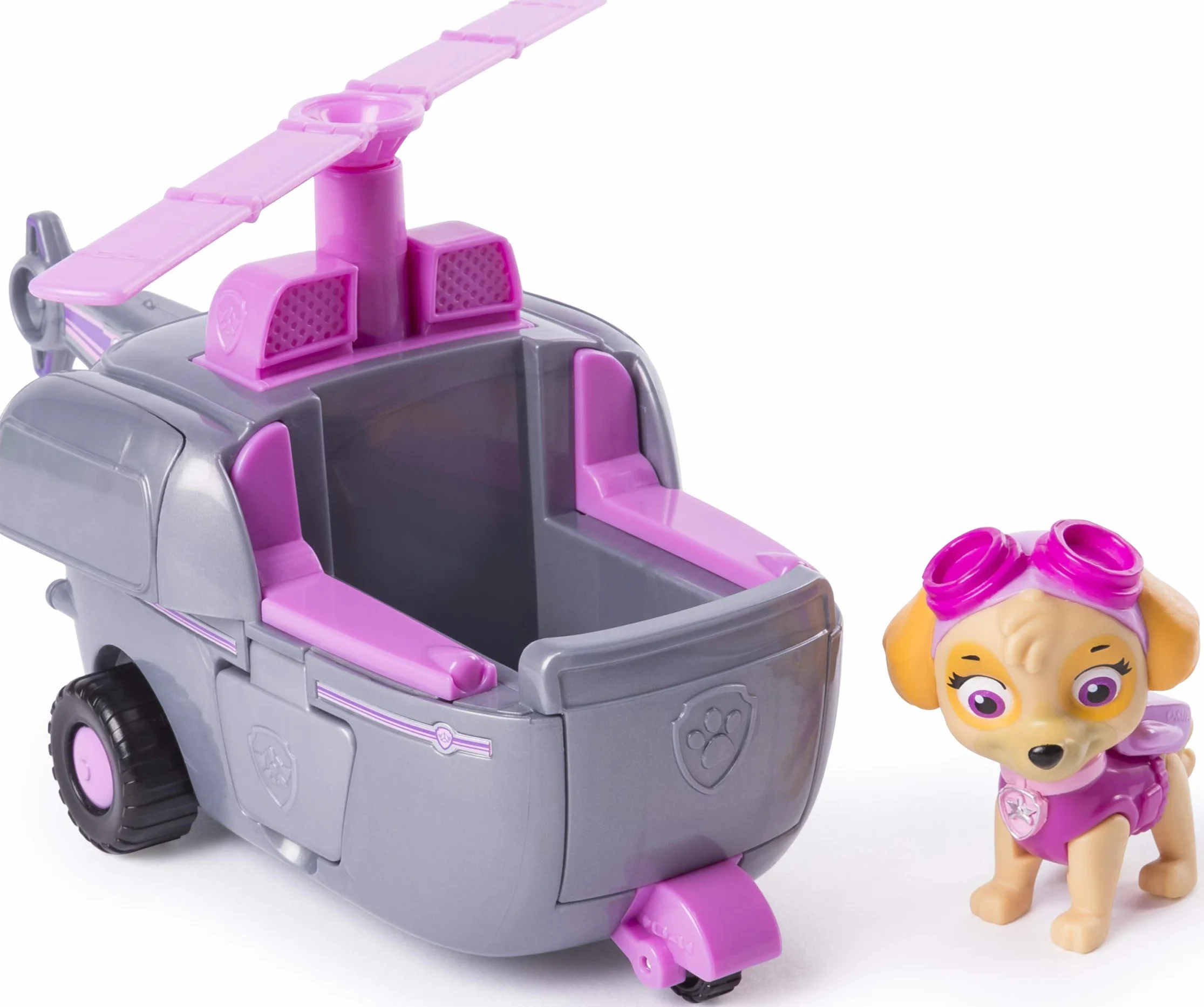 PAW Patrol 6045899 Helikopter Skye's Ze Składaną Turbiną, Wielokolorowy, Jeden Rozmiar