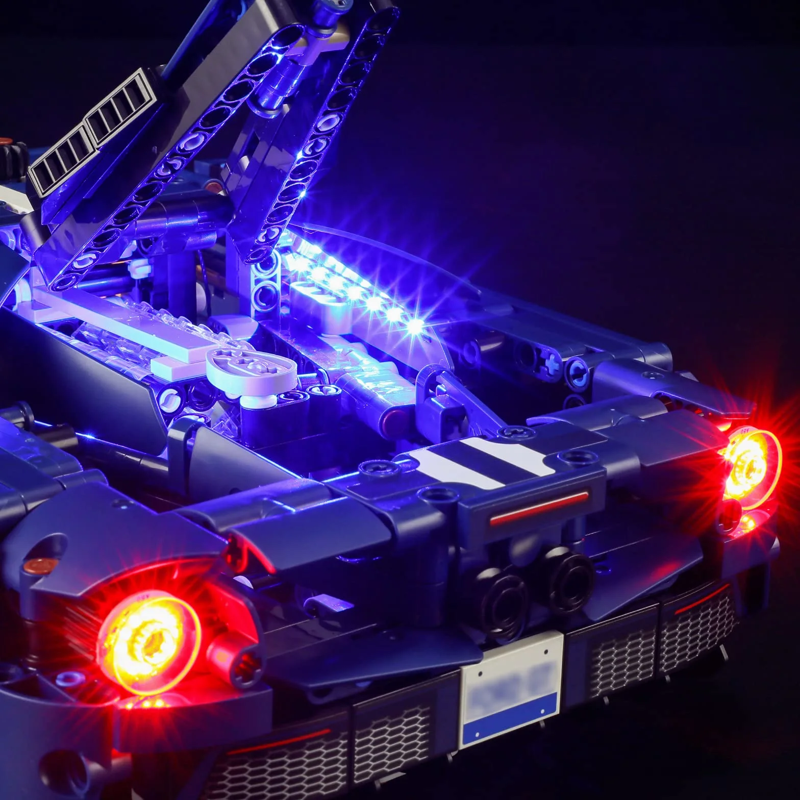 BRIKSMAX Zestaw oświetlenia LED do LEGO 42154 2022 Ford GT - kompatybilny z modelem klocków Lego Technic - nie zawiera zestawu Lego