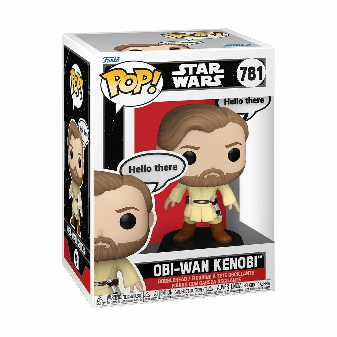 Funko Pop! Gwiezdne Wojny: Sayings - Obi-Wan Kenobi- kolekcjonerska figurka winylowa - pomysł na prezent - oficjalny towar - zabawki dla dzieci i dorosłych - fanów filmów
