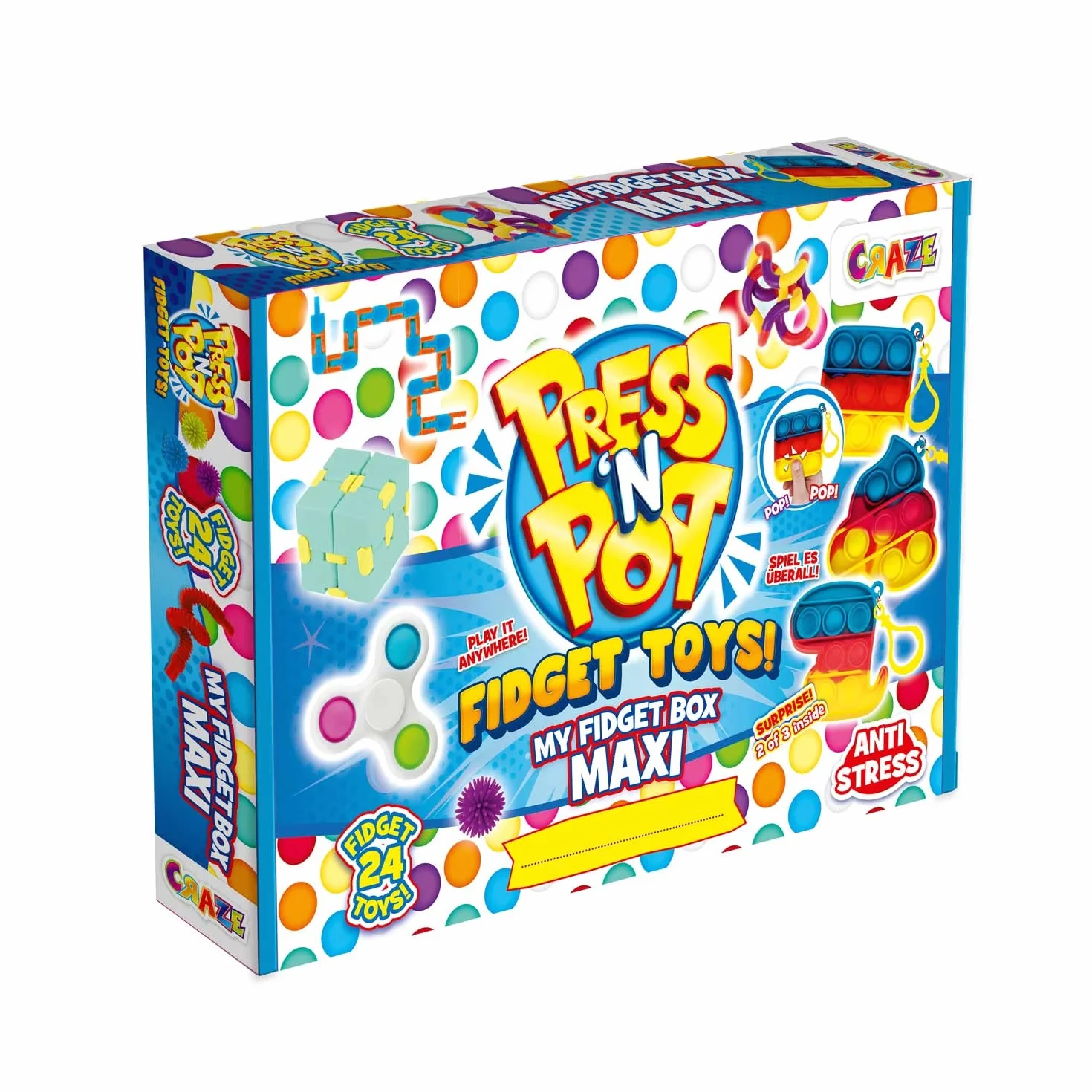PRESS n POP FIDGET Maxi BOX