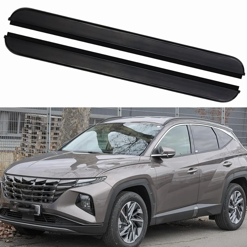 2 szt. schodów bocznych prowadnic Nerf Bars ochraniacz na pedał boczny pasuje do Hyundai Tucson 2021-2024