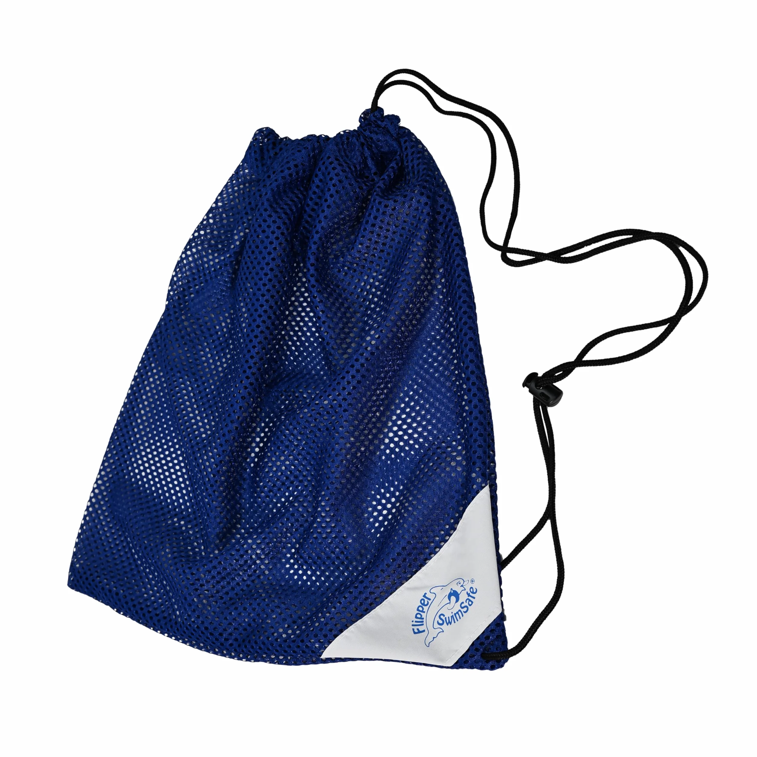 Flipper SwimSafe 1001 - torba na pływanie w kolorze niebieskim, przepuszczająca powietrze i wilgoć, ok. 49 x 39 cm duża, lekka torba z siatki do transportu strojów kąpielowych